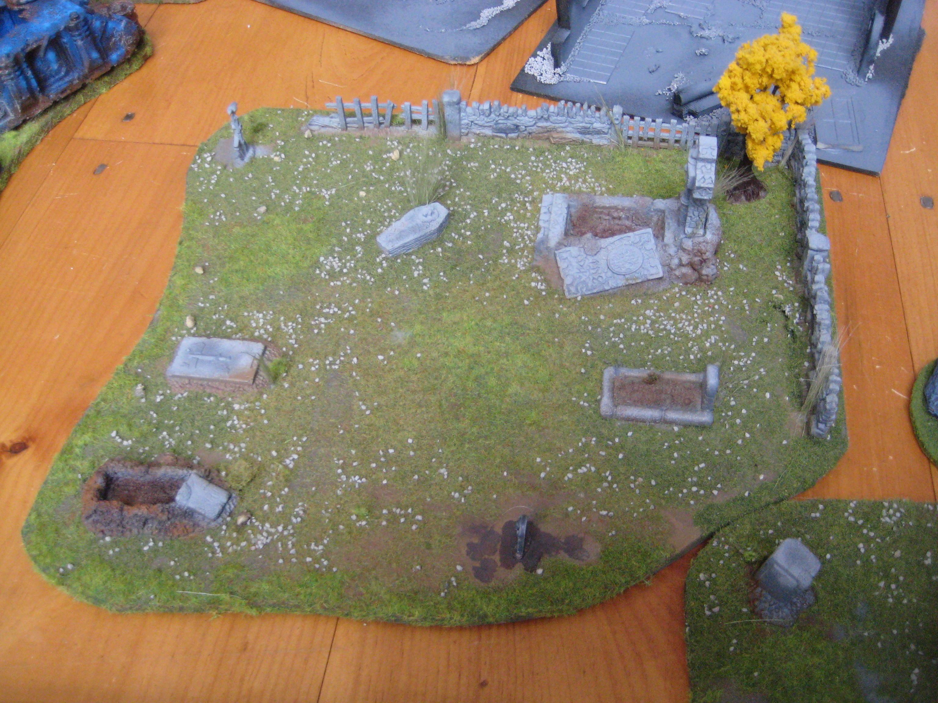 Cemetery, Graveyard, Terrain, Undead