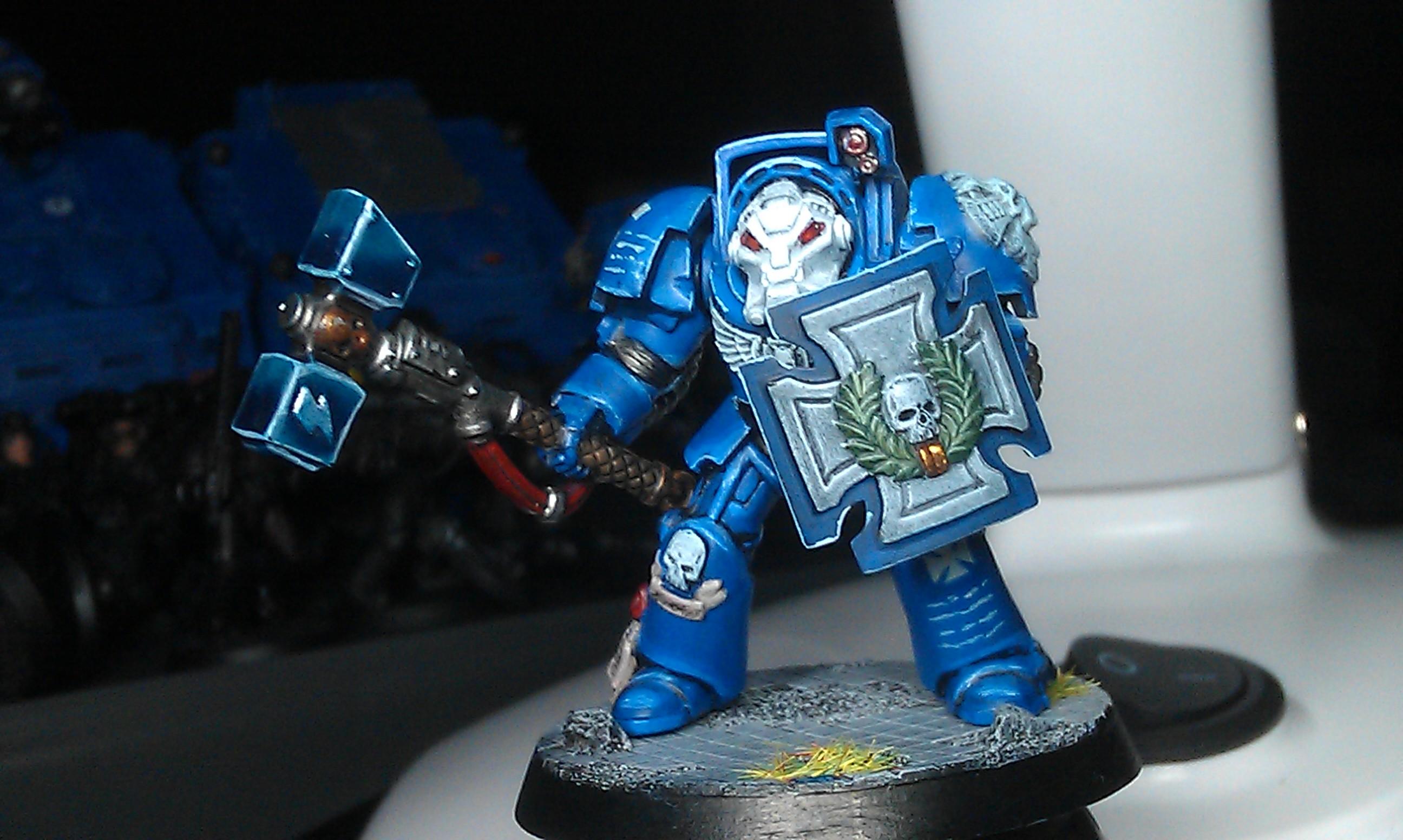 Space Marines, Terminator Armor, Th/ss, Ultramarines, Warhammer 40,000