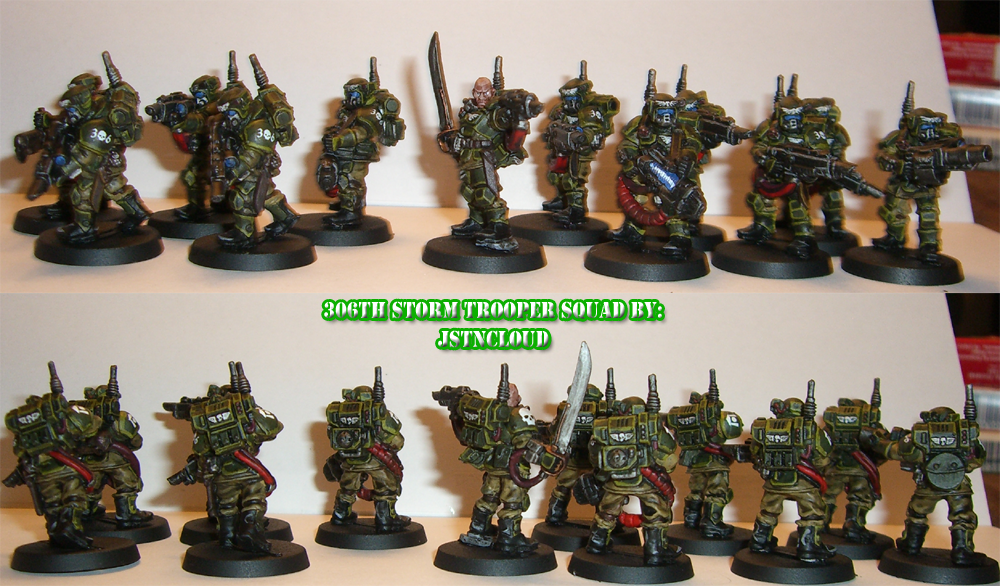 Imperial Guard, Kasrkin, Storm Troopers, Warhammer 40,000
