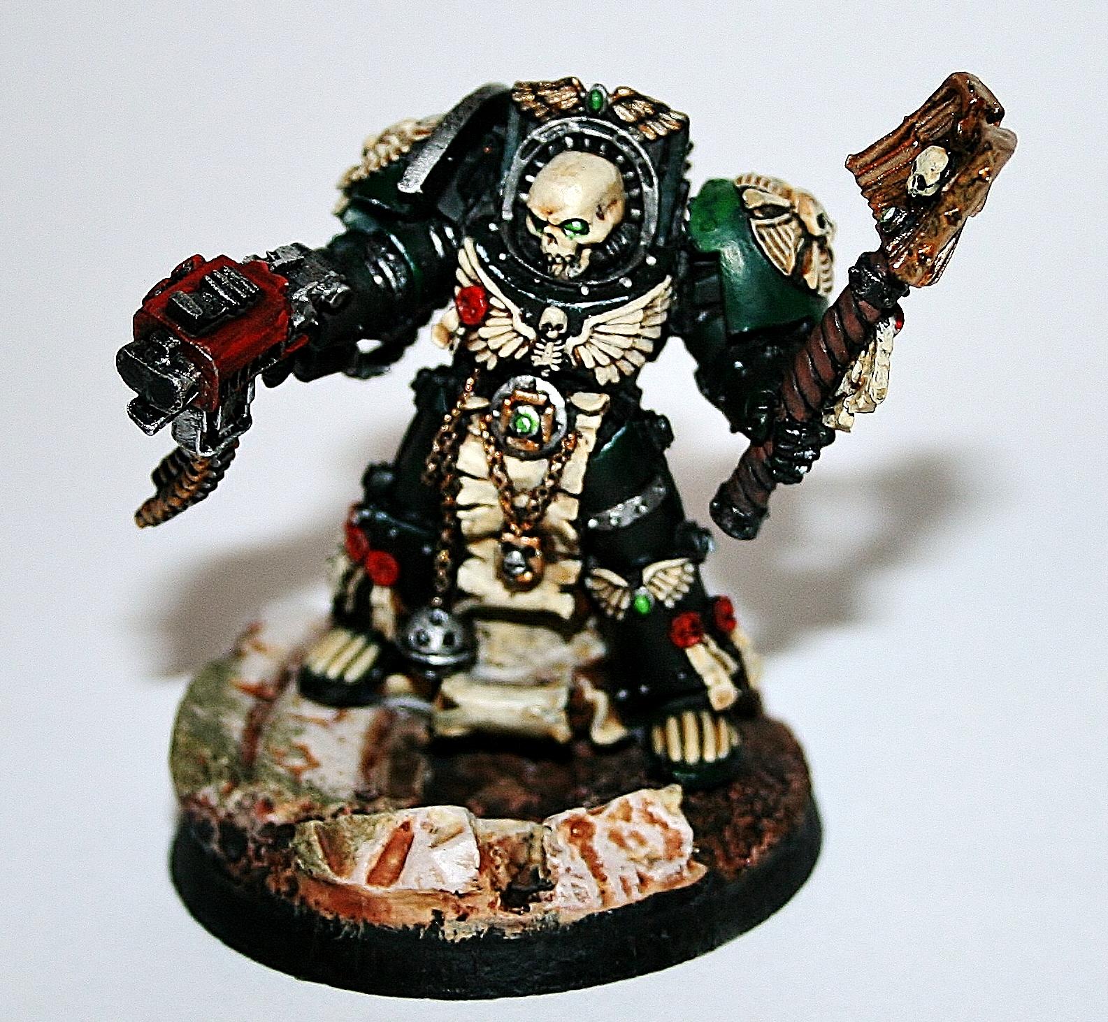 Chaplain, Dark Angels, Spaced, Terminator Armor