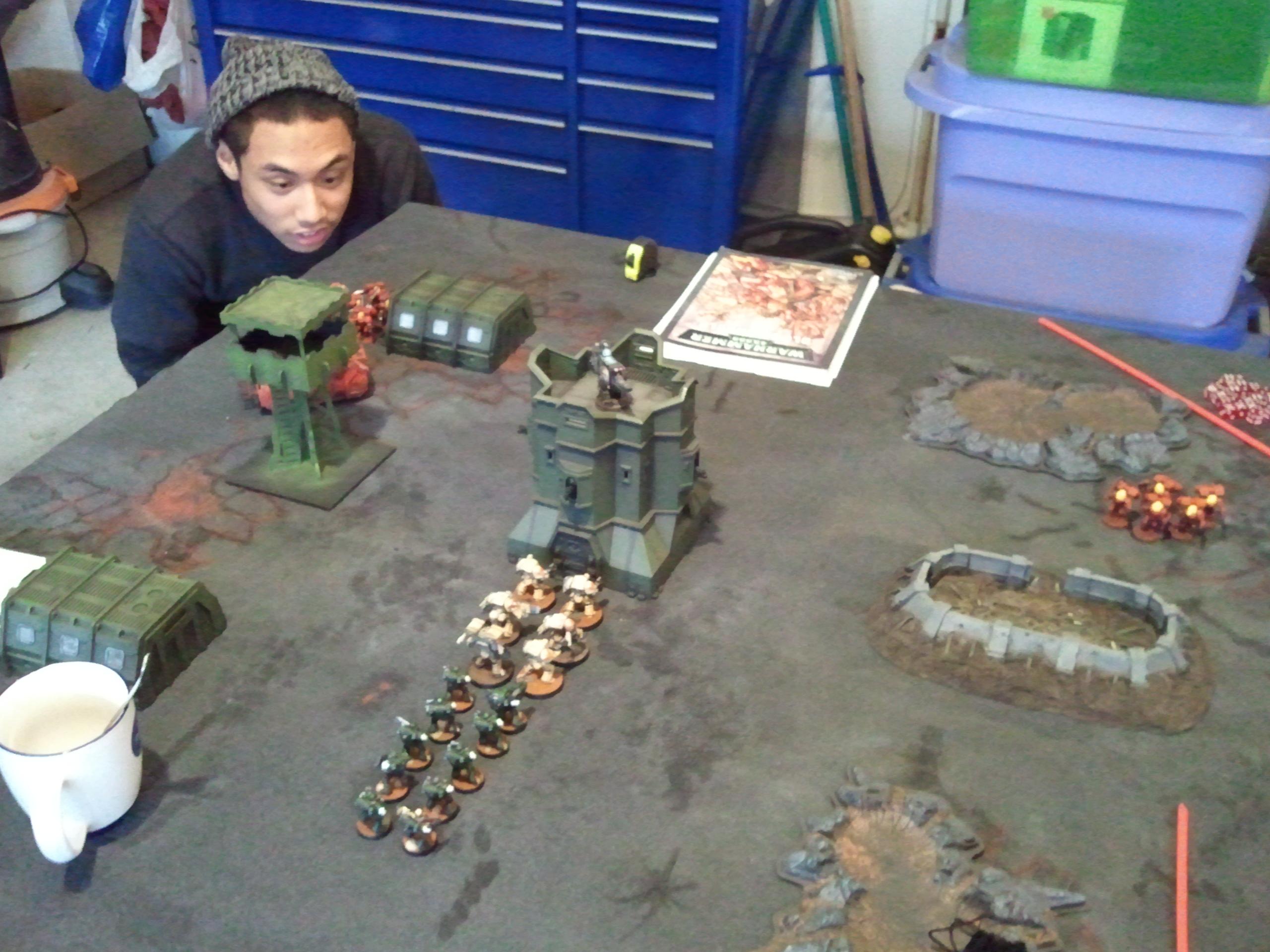 Blood Angels vs. Dark Angels