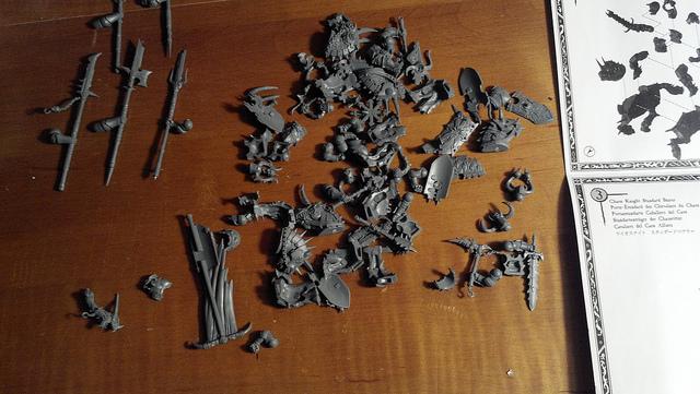 All the bitz removed from sprue