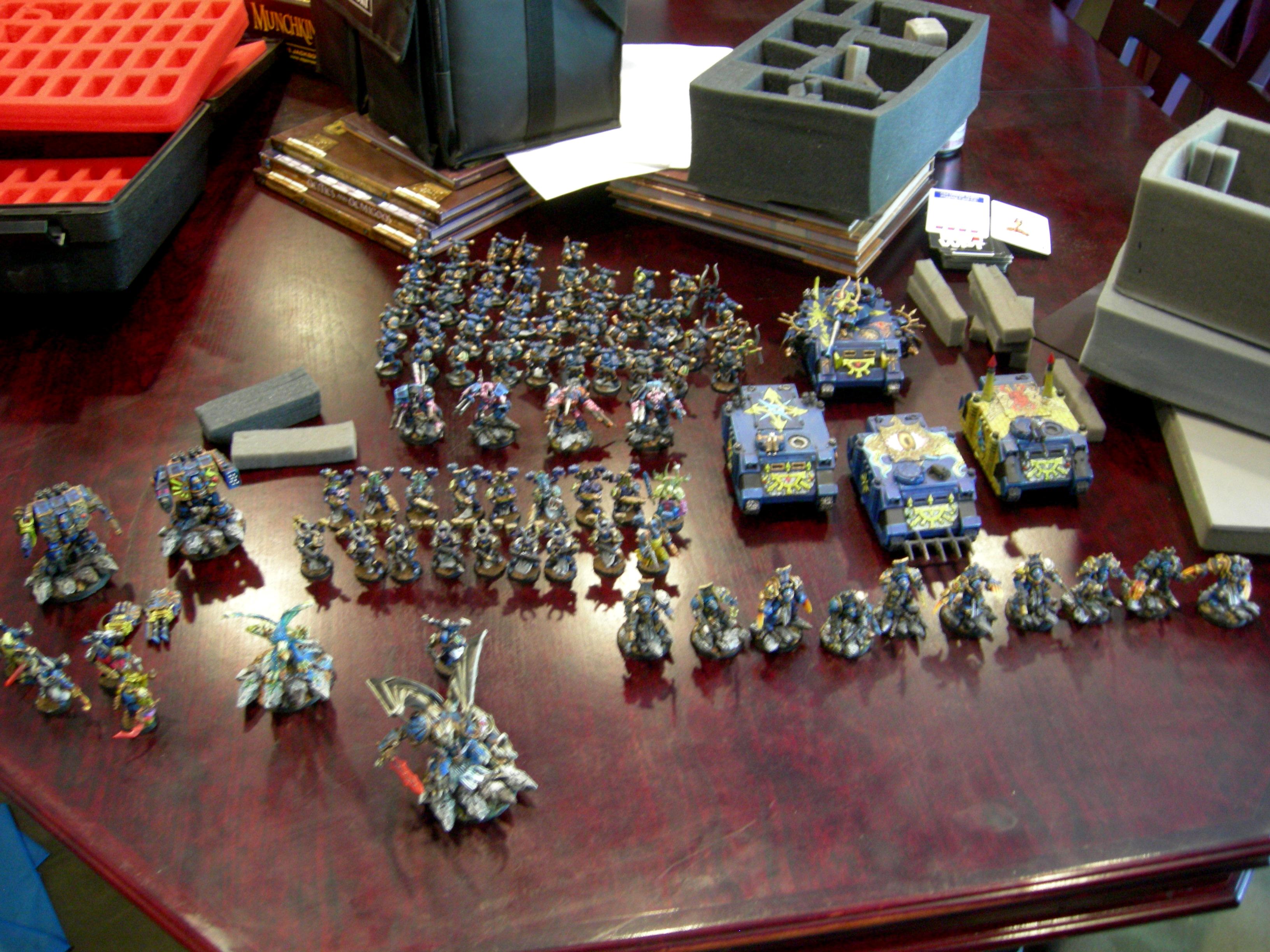 Tzeentch themed chaos marine army