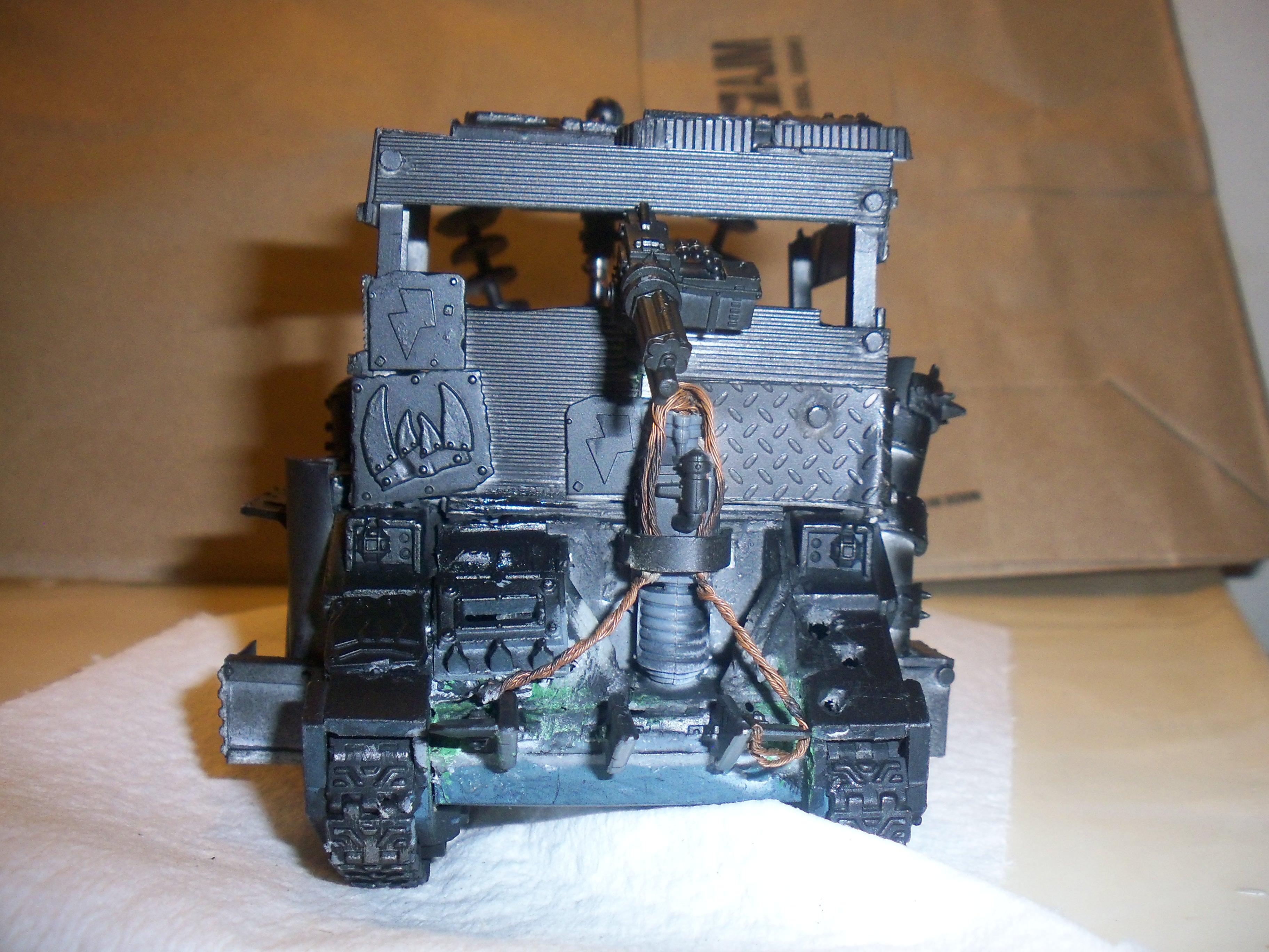 Orks, Primed mekboy junka front