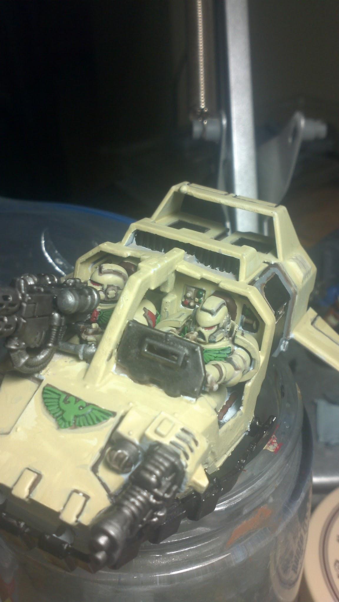 All the extra doodads are painted. Yeah