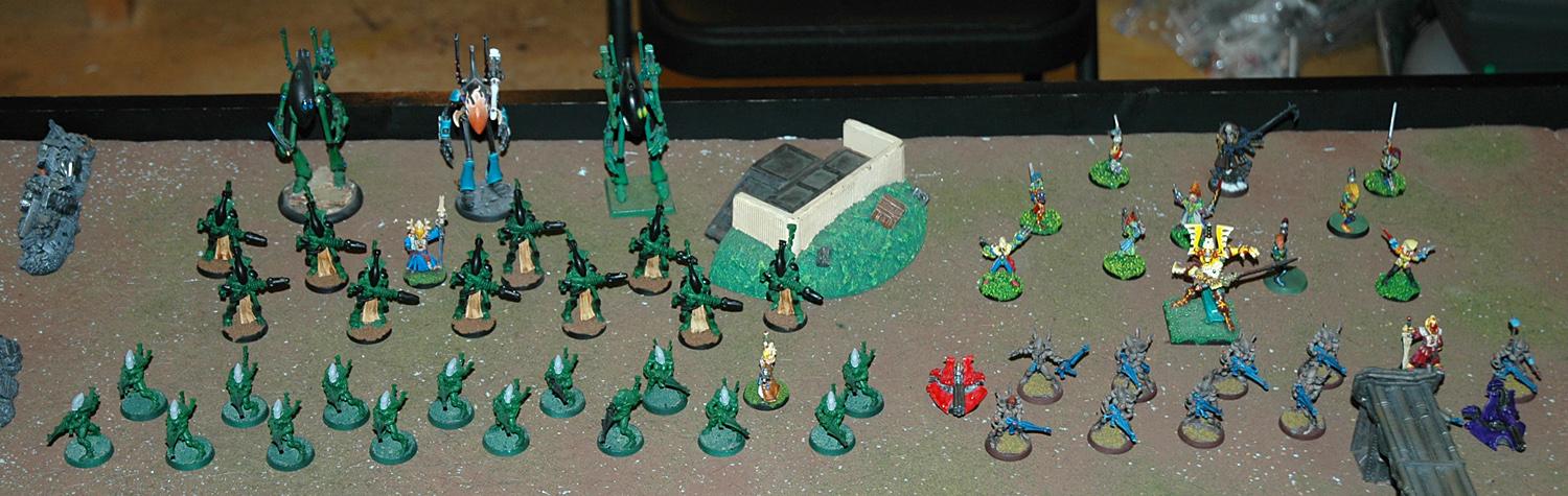 Battle Report, Eldar, Necrons, Newcrons, Warhammer 40,000