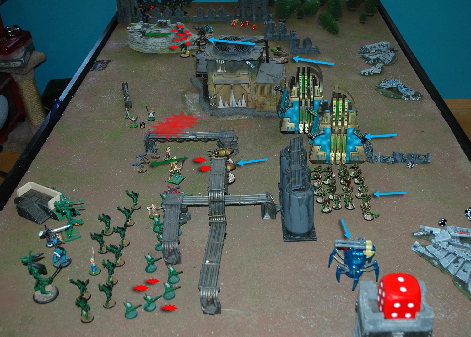 Battle Report, Eldar, Necrons, Newcrons, Warhammer 40,000