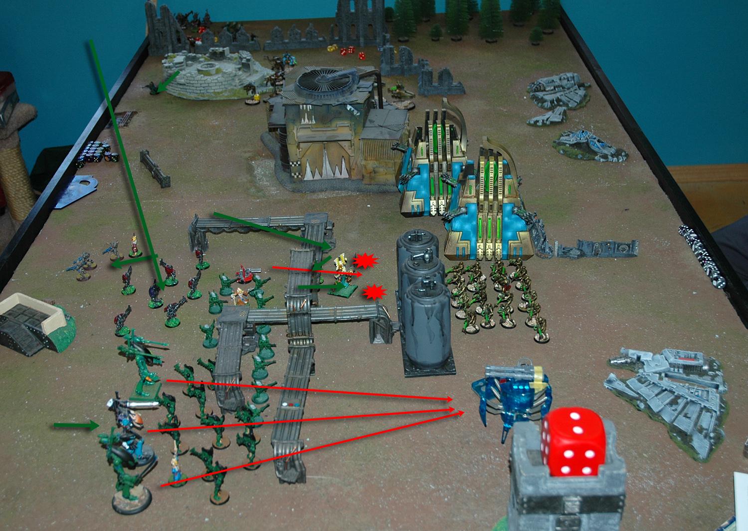 Battle Report, Eldar, Necrons, Newcrons, Warhammer 40,000