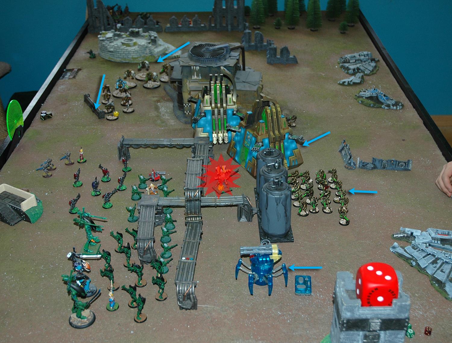 Battle Report, Eldar, Necrons, Newcrons, Warhammer 40,000