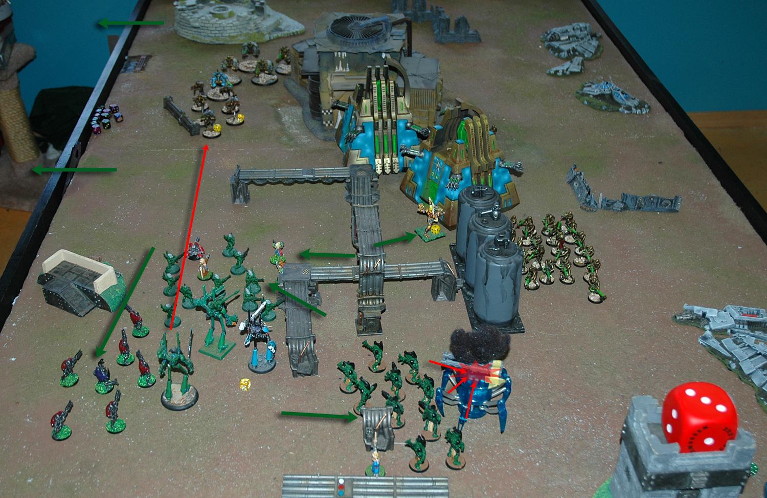 Battle Report, Eldar, Necrons, Newcrons, Warhammer 40,000