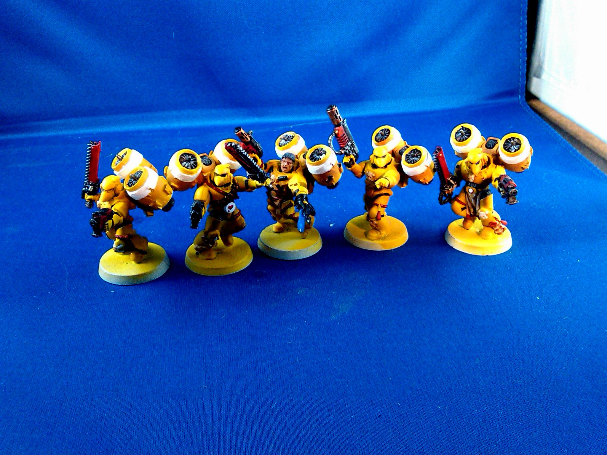 Assault Marines, Firstborn, Space Marines, Yellow