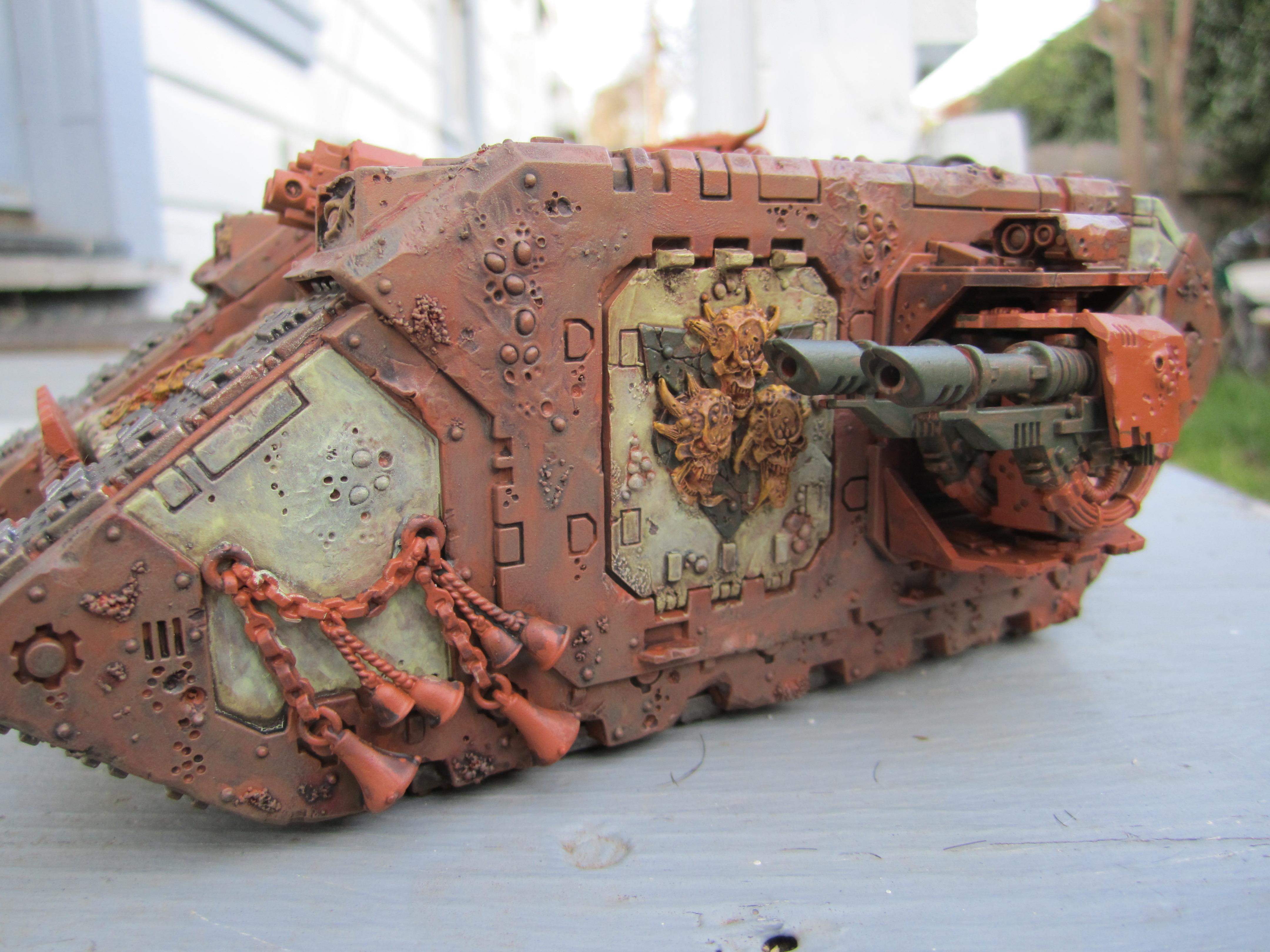 Side view of the Herald of Typhus.  The Bells and all will be the last thing i paint