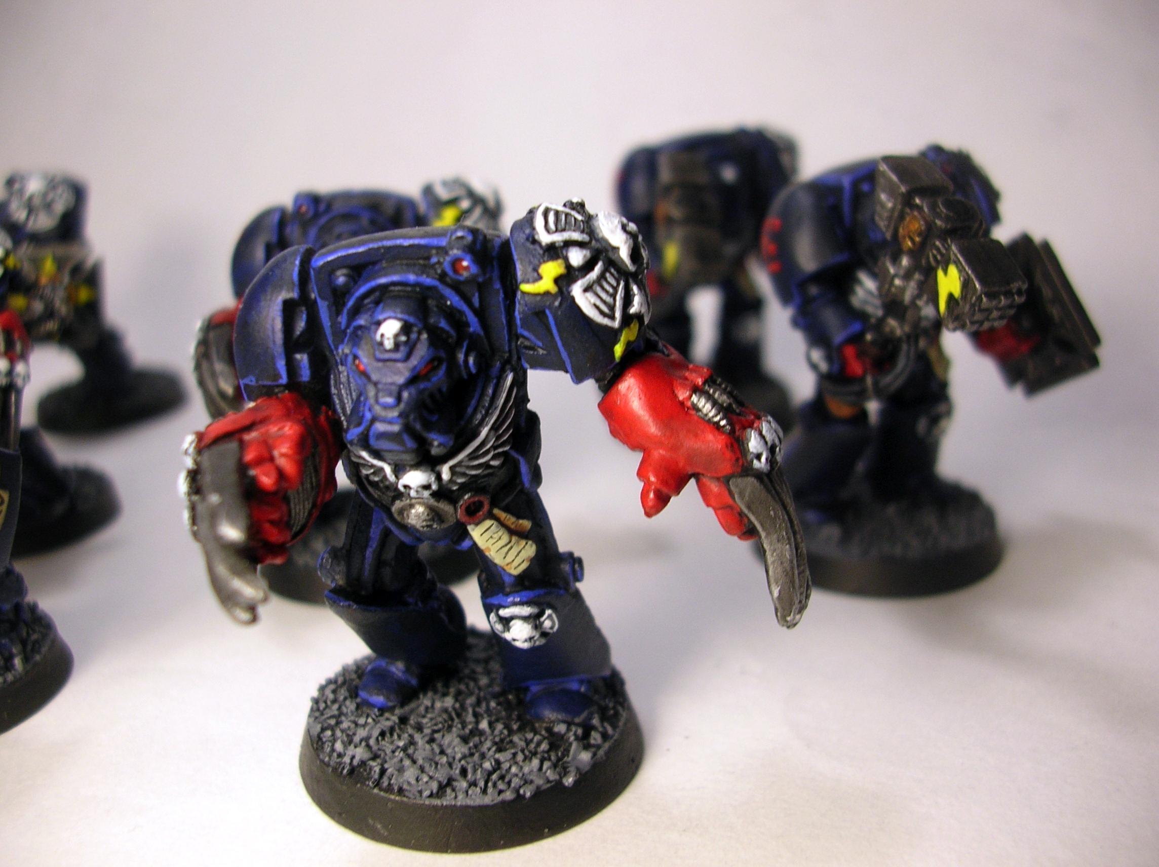Assault Terminators, Crimson Fists, Thunder Hammer