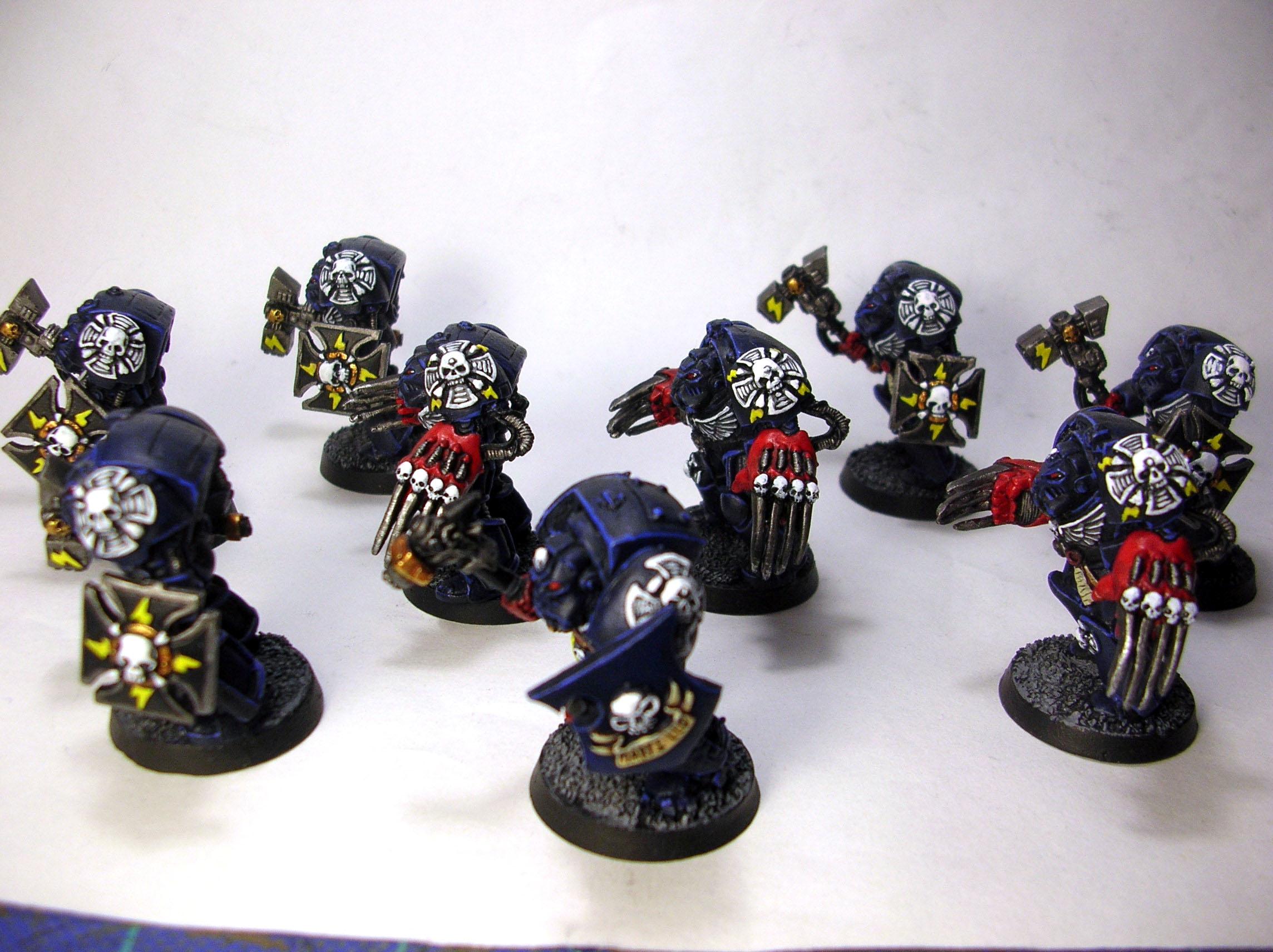 Assault Terminators, Crimson Fists, Thunder Hammer