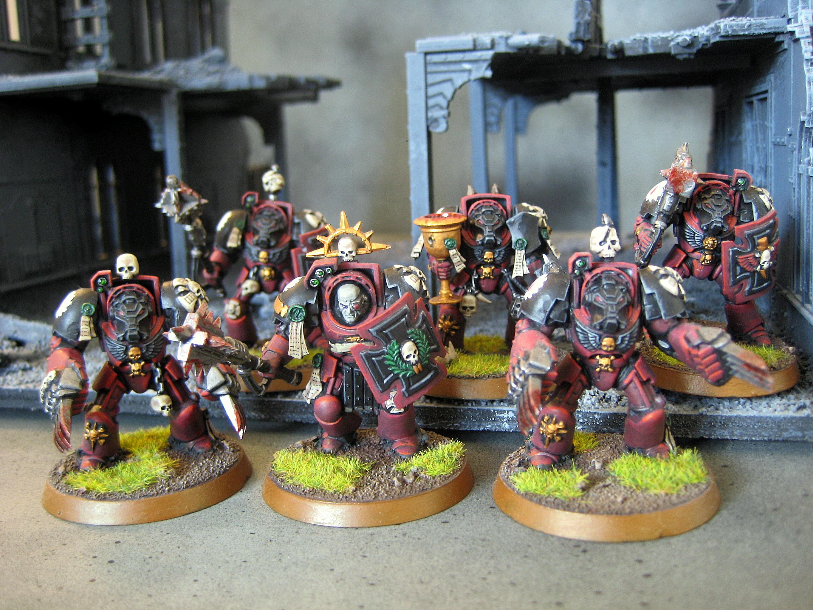 Assault Terminators, Blood Angels, Flesh Tearers