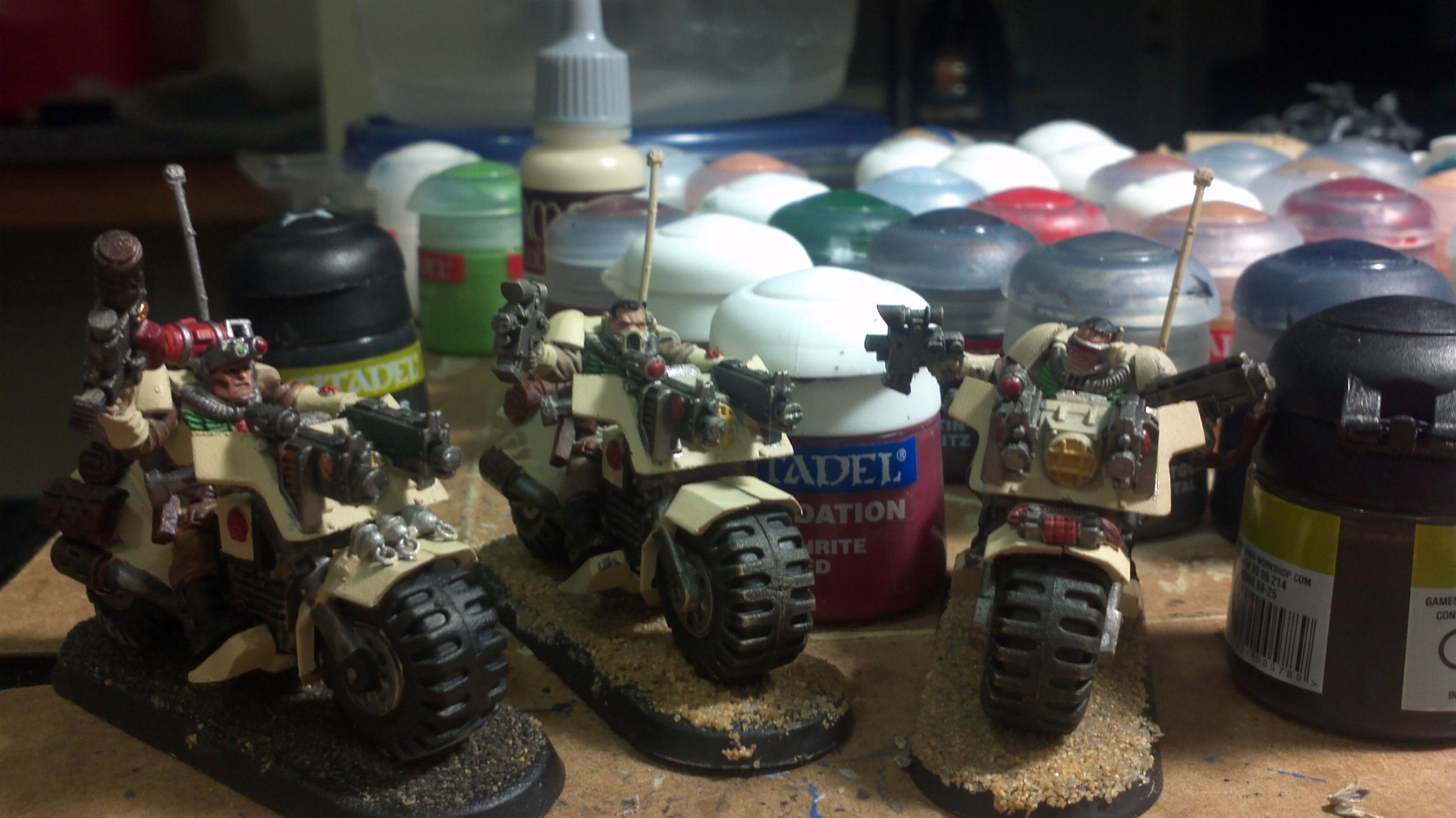 Sergent with his two scouts