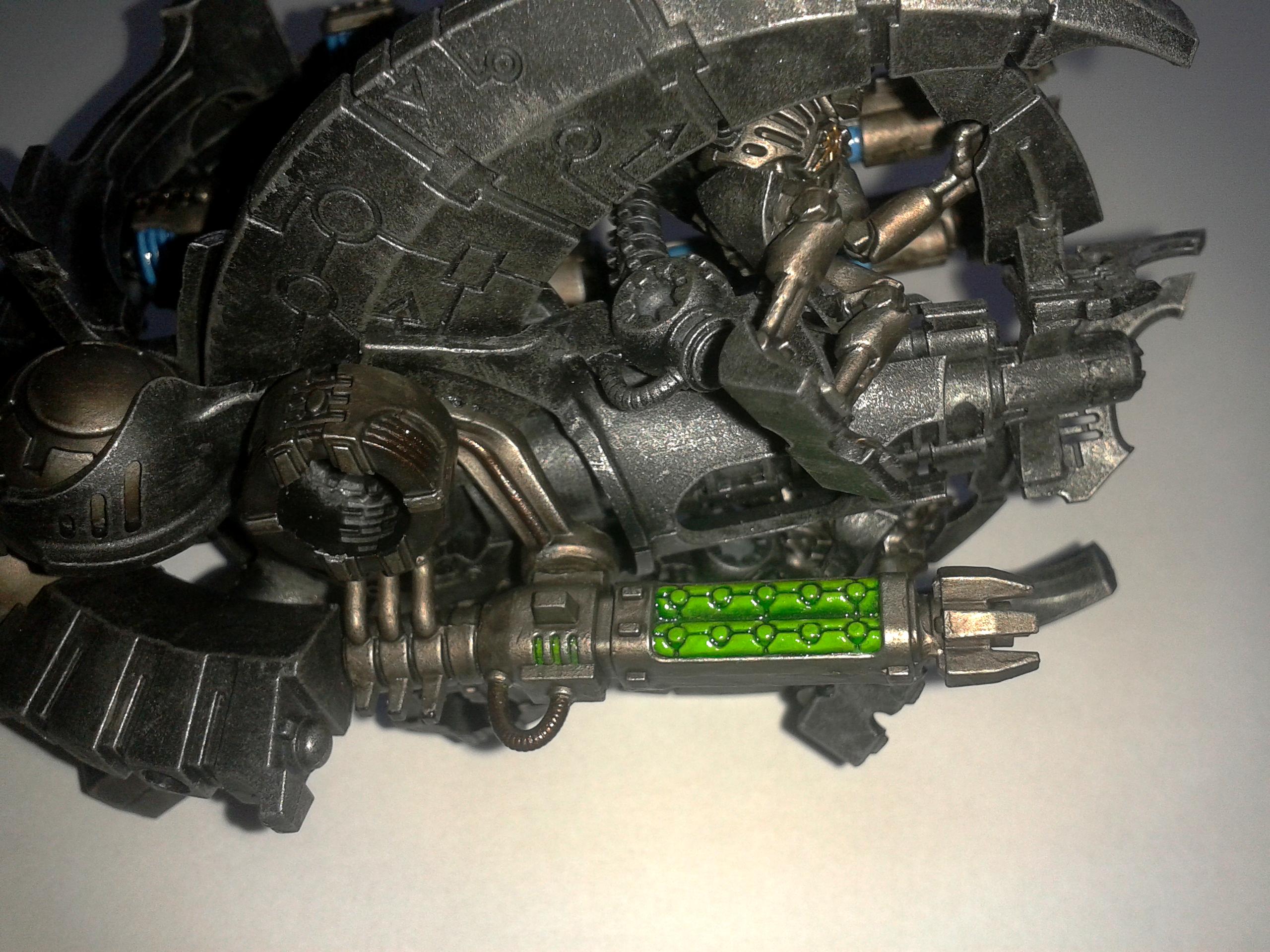 Annihilation, Barge, Boltgun, Gauss, Magnet, Metal, Necrons, Rough, Tesla