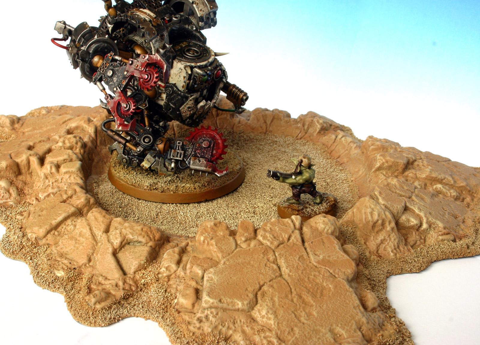 Crater, Desert, Terrain