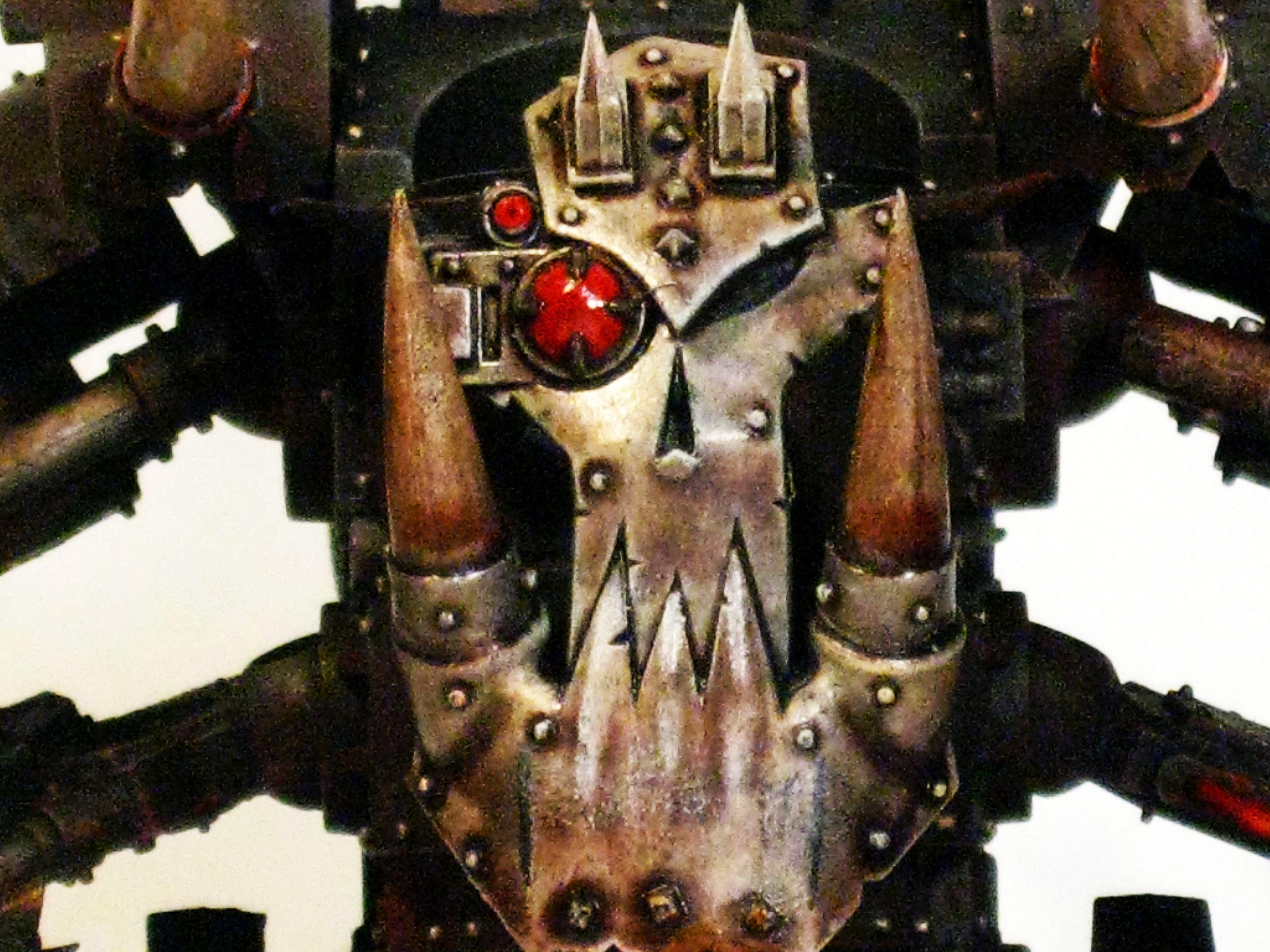 Deff Dred, Deff Dredd, Killa Kans, Metal, Orks, Skull