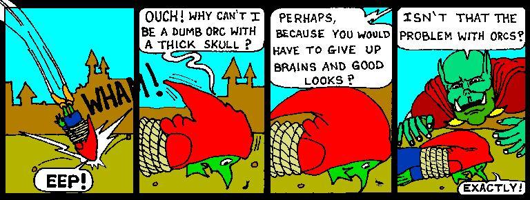 Comic, Goblins, Humor, Orcs, Torcqued