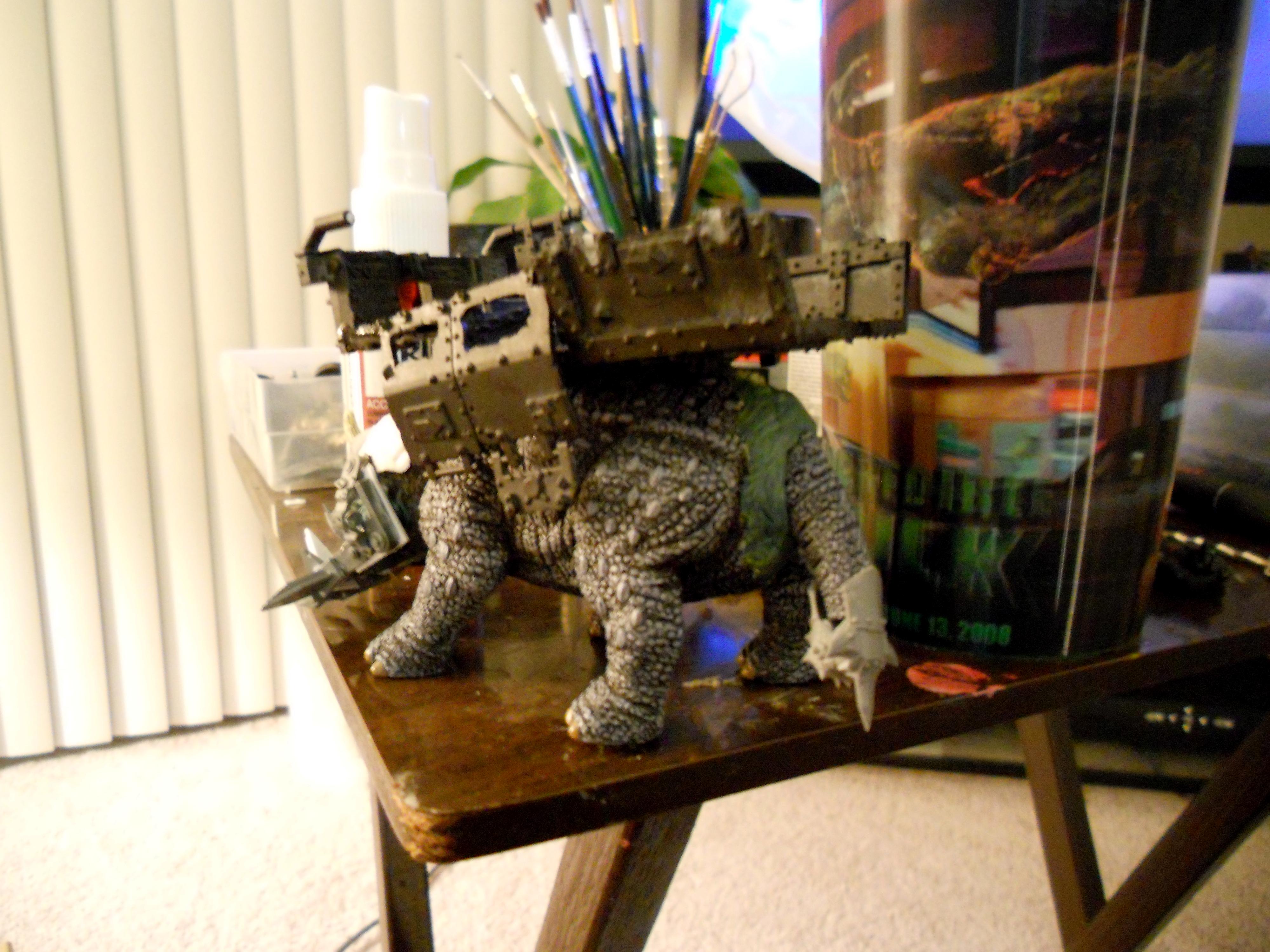 Conversion, Orks, Squiggoth, Work In Progress