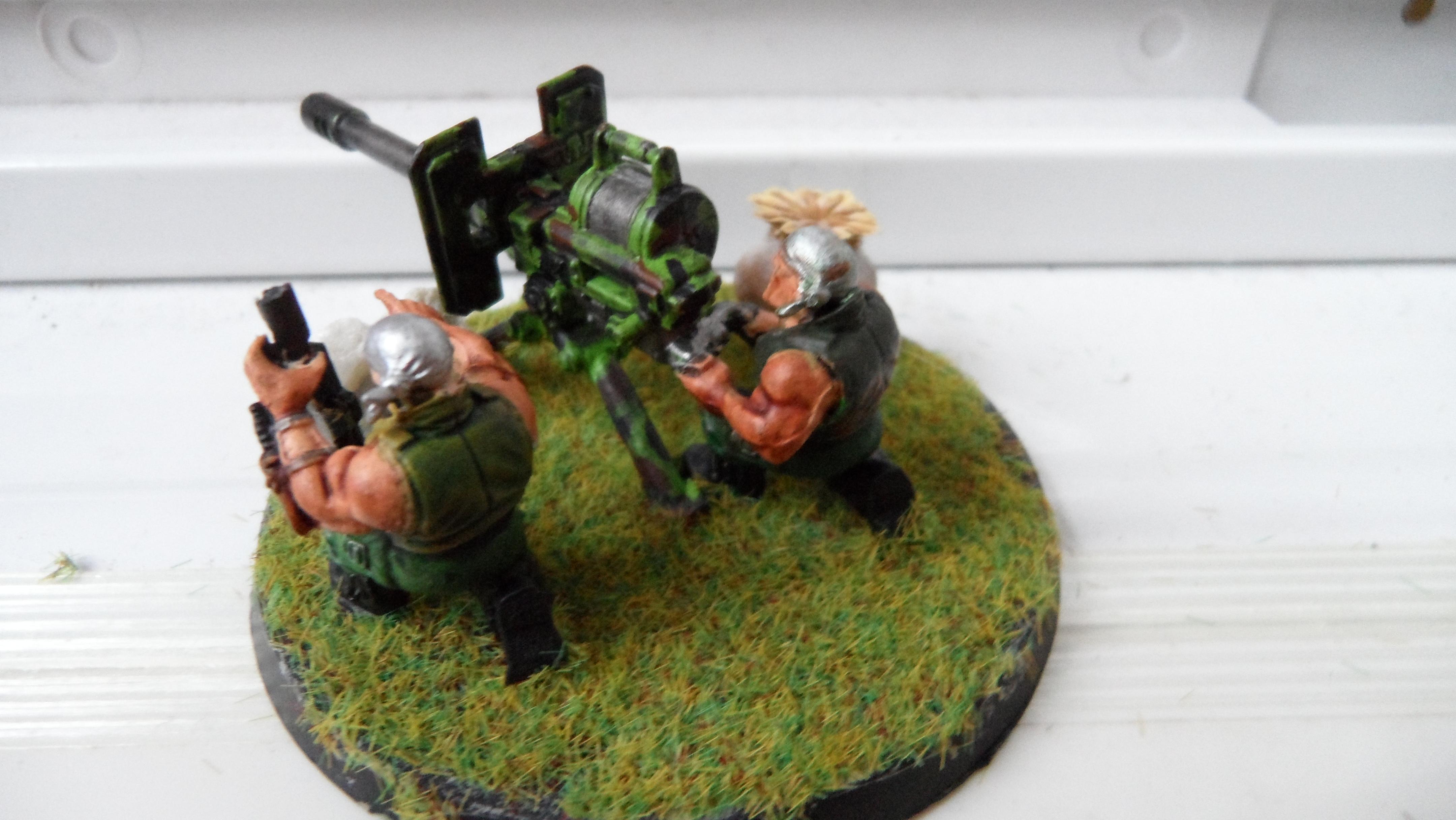 Autocannon, Catachan, Heavy Weapons Team, Imperial Guard, Warhammer 40,000