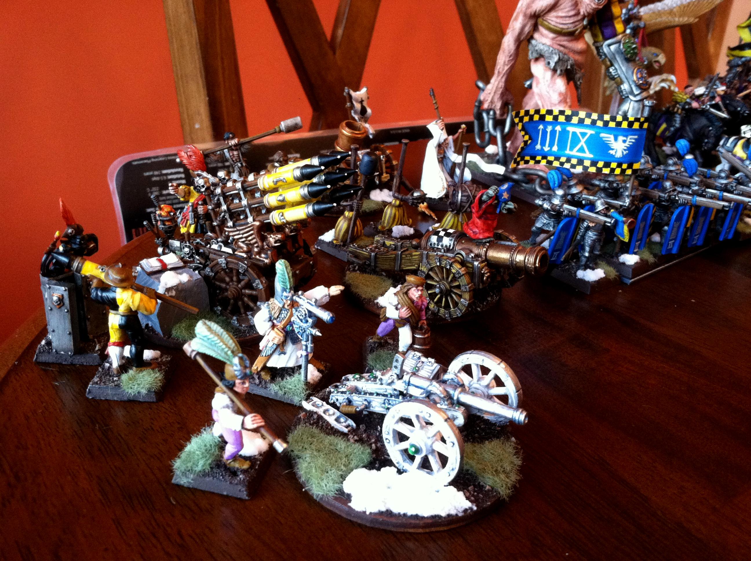 Artillery section of the empire