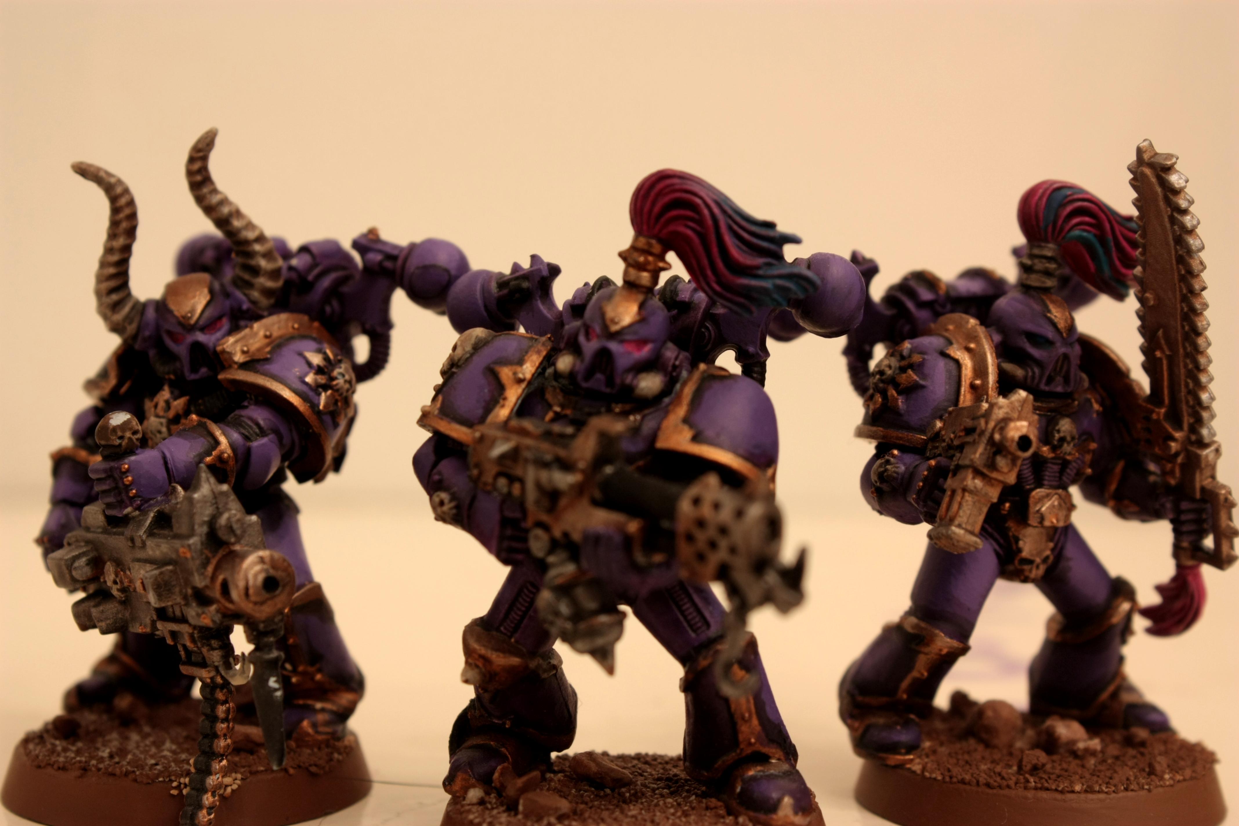 Chaos Space Marines, Emperor's Children, Possessed Chaos Space Marines, Slaanesh
