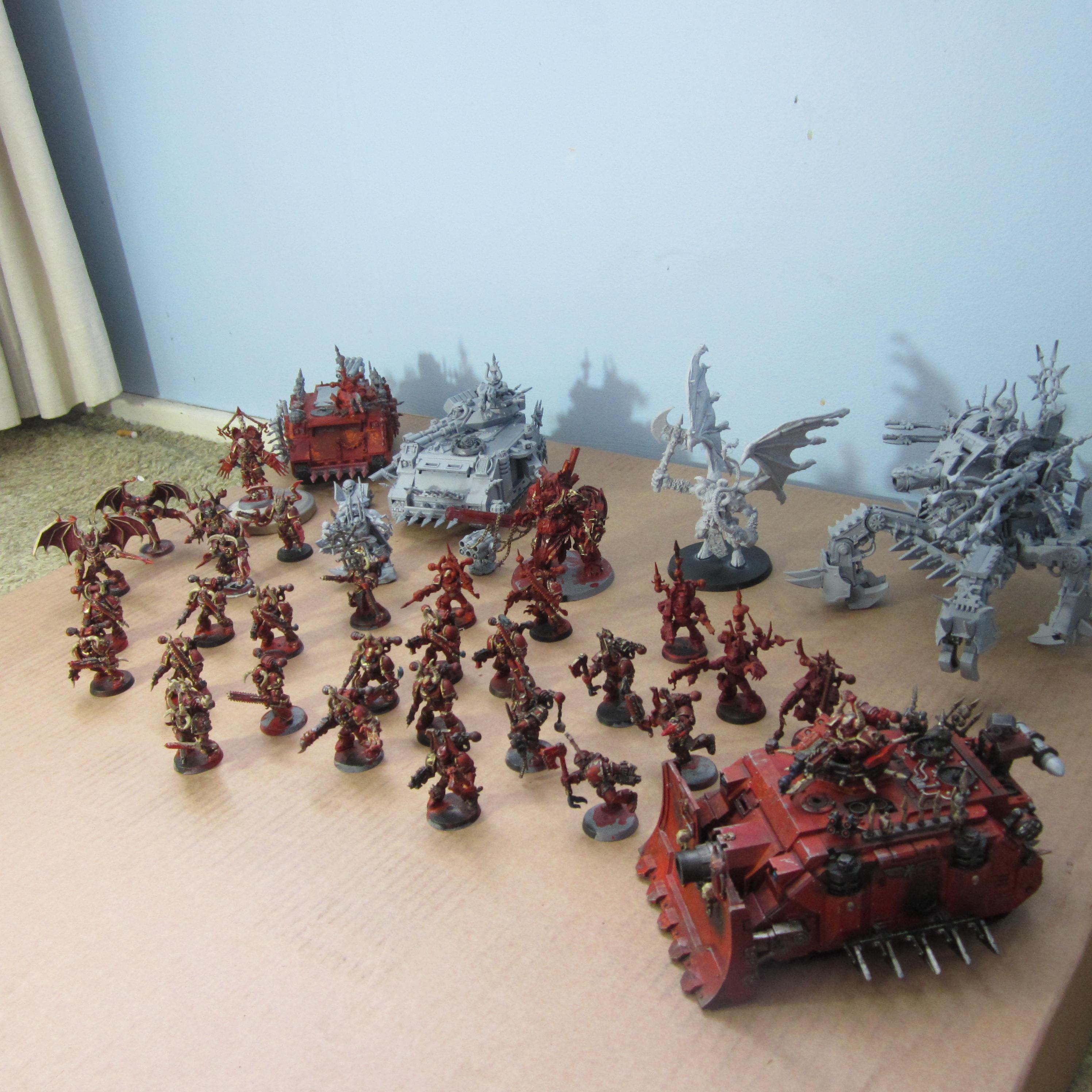 Chaos Space Marines, Khorne, New, Progress, Work In Progress, World Eaters