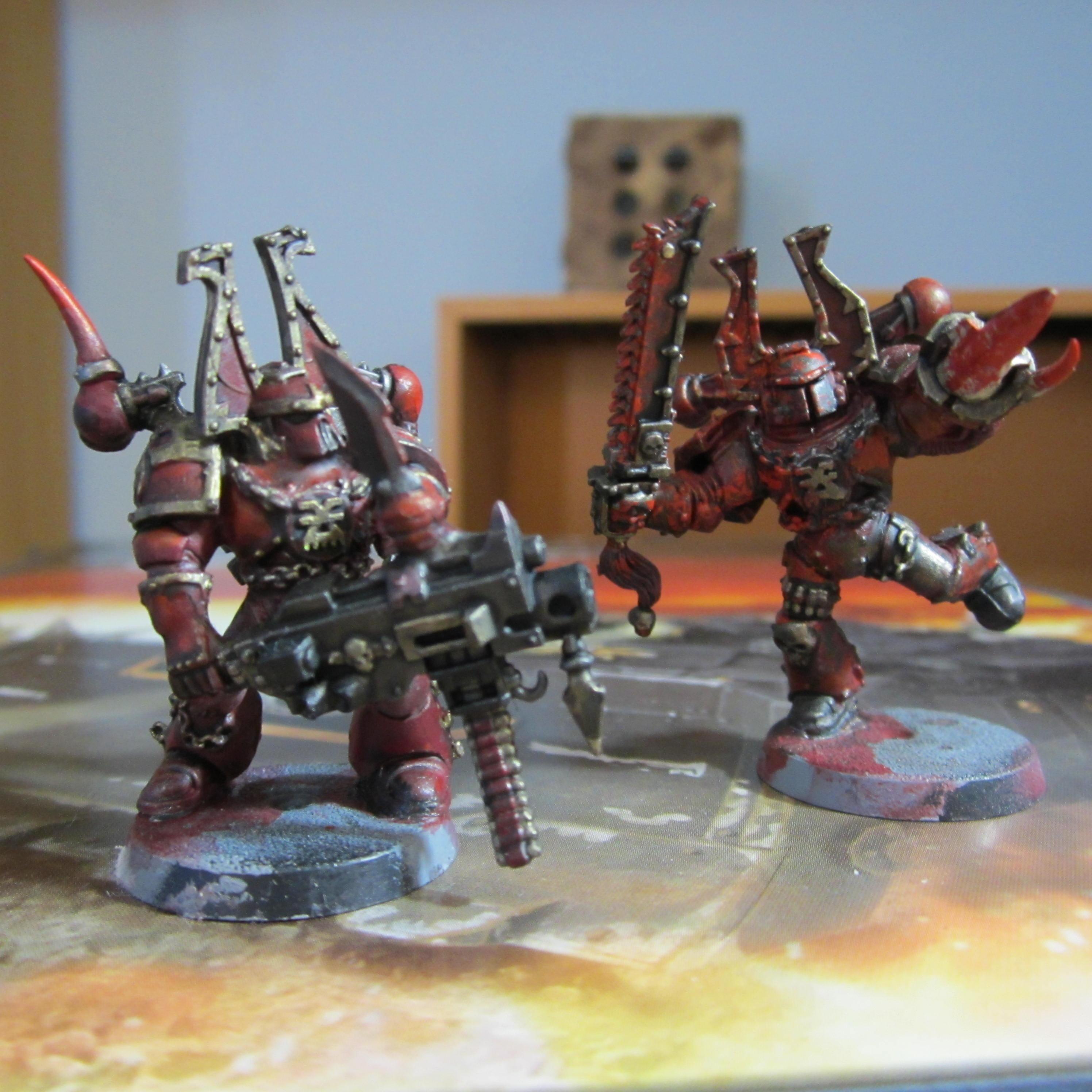 Chaos Space Marines, Khorne, New, Progress, Work In Progress, World Eaters