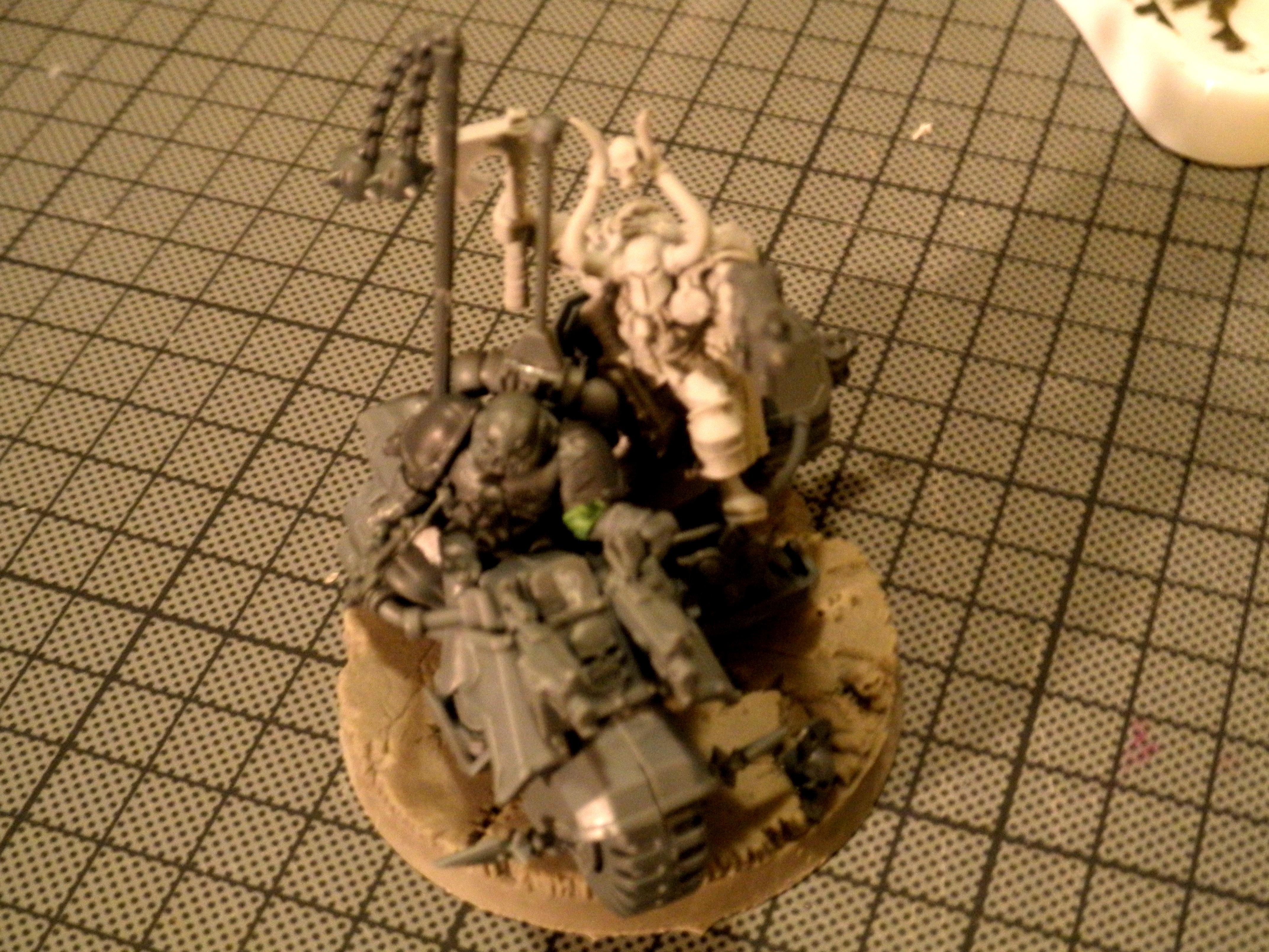 Chaos Lord on bike
