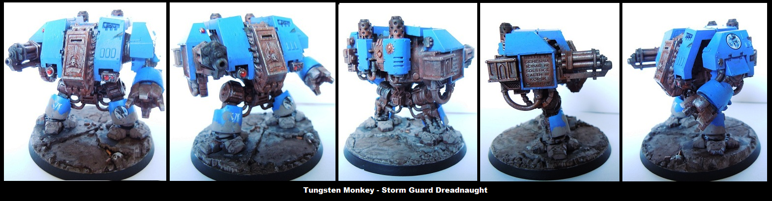 Dreadnought, Space Marines, Storm, Storm Guard, Warhammer 40,000, Weathered
