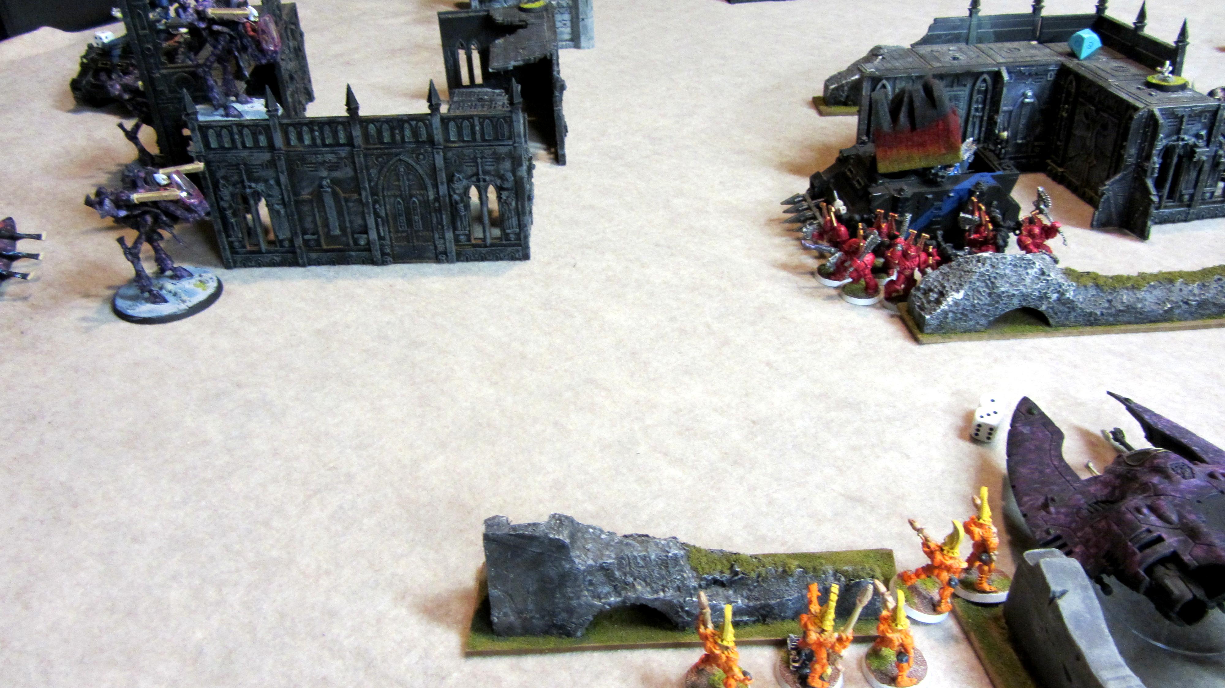 Chaos Space Marines, Eldar, Fire Dragon, War Walkers