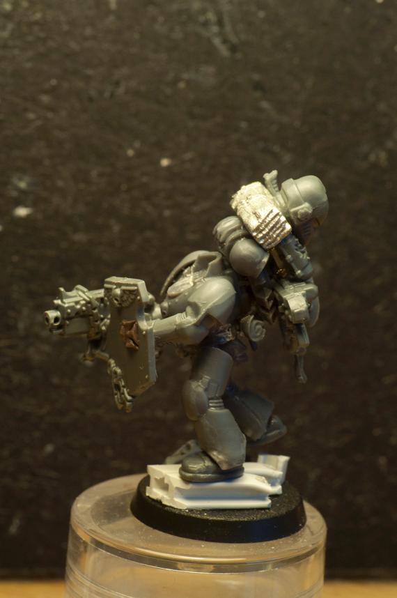 Backpack, Black Templars, Shield