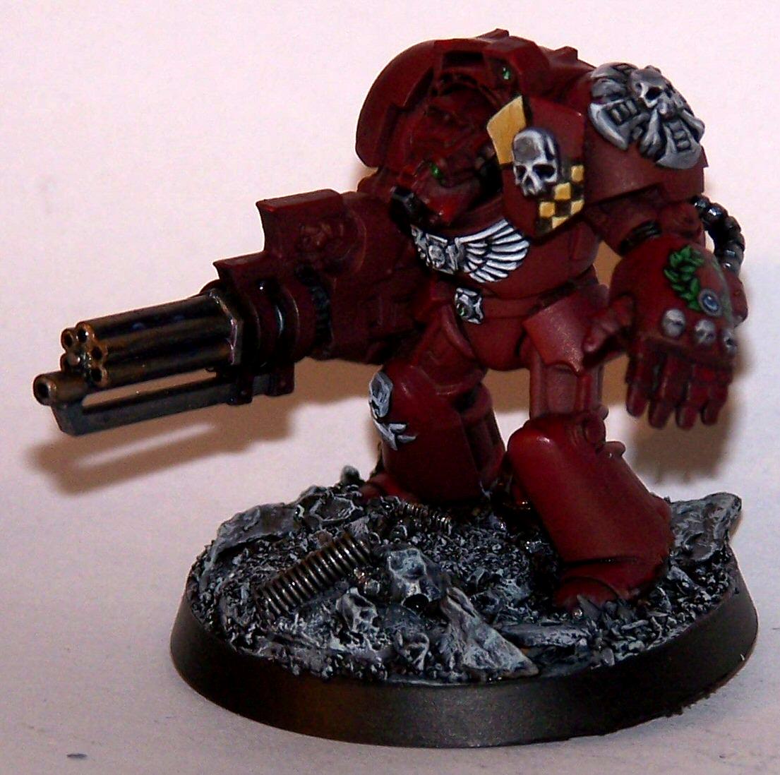 Assault Cannon, Space Marines, Terminator Armor, Terminator With Assault Cannon