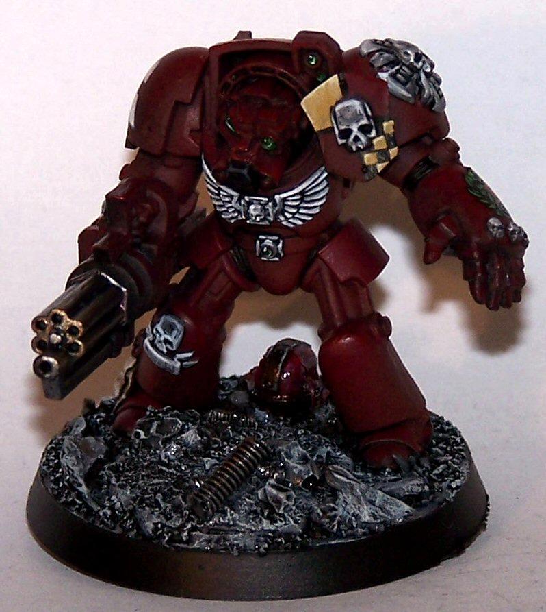 Assault Cannon, Space Marines, Terminator Armor, Terminator With Assault Cannon