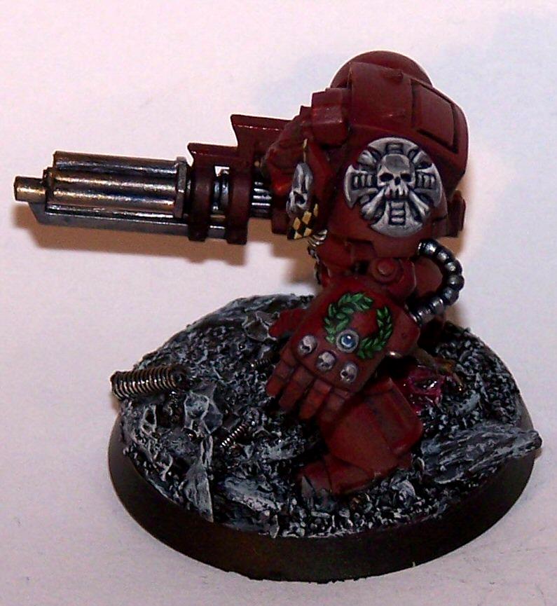 Assault Cannon, Space Marines, Terminator Armor, Terminator With Assault Cannon