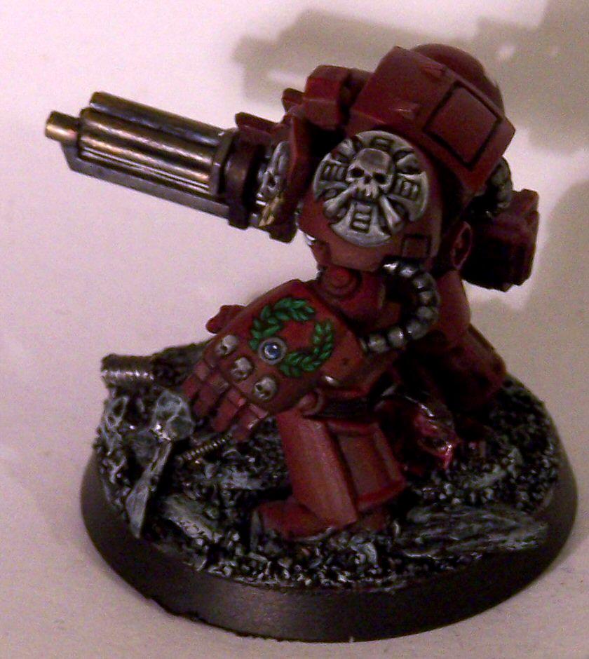 Assault Cannon, Space Marines, Terminator Armor, Terminator With Assault Cannon