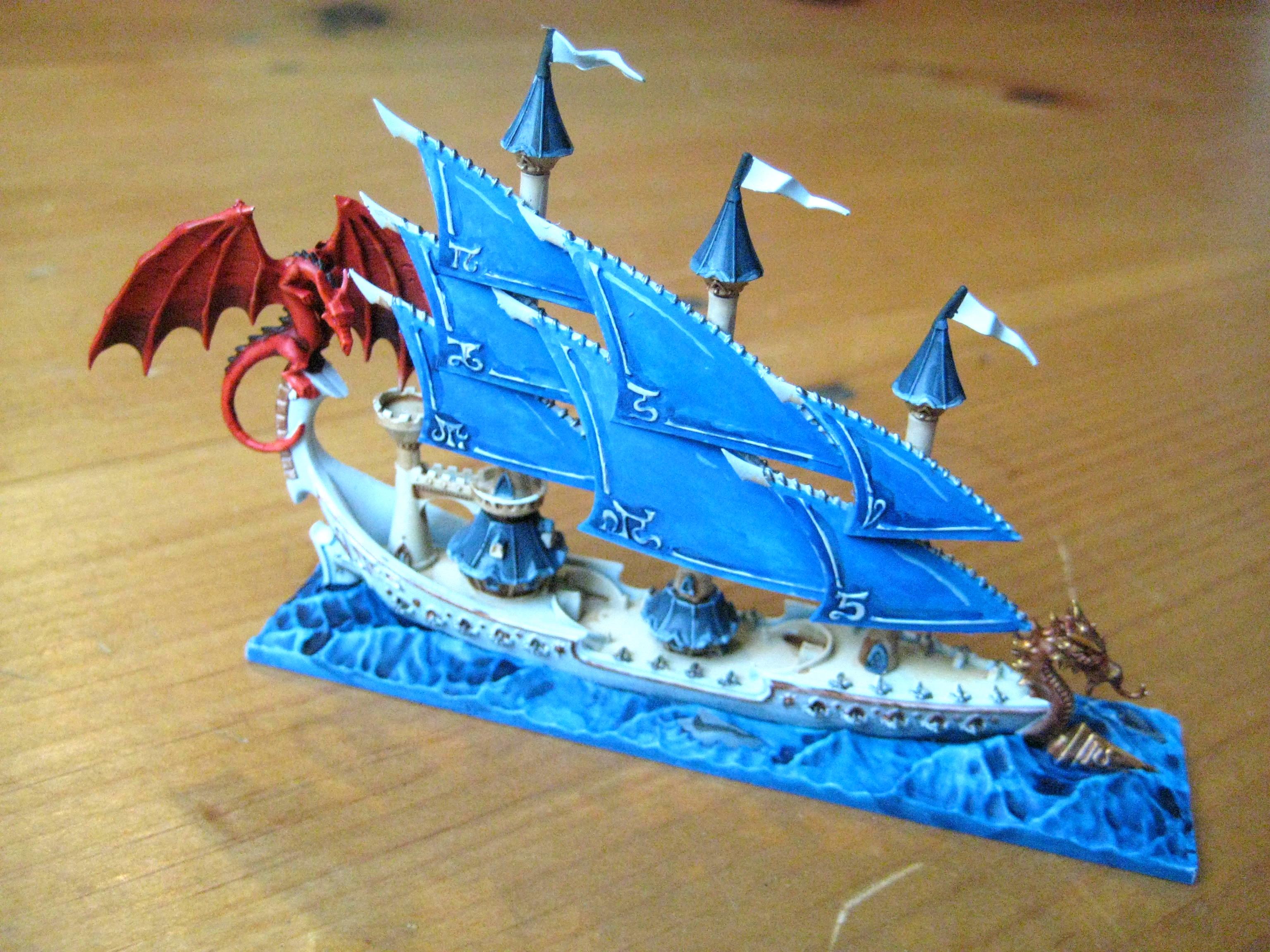 Boat, Dragon, Warhammer Fantasy