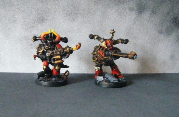 Astartes, Canon Laser, Chaos, Chaos Space Marines, Flame-thrower, Havoc, Khorne, Lance-flammes, Lascannon, Out Of Production, Space Marines, Space Marines Du Chaos, World Eaters