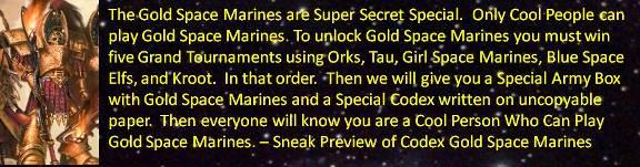 Adeptus Custodes, Humor, Signature