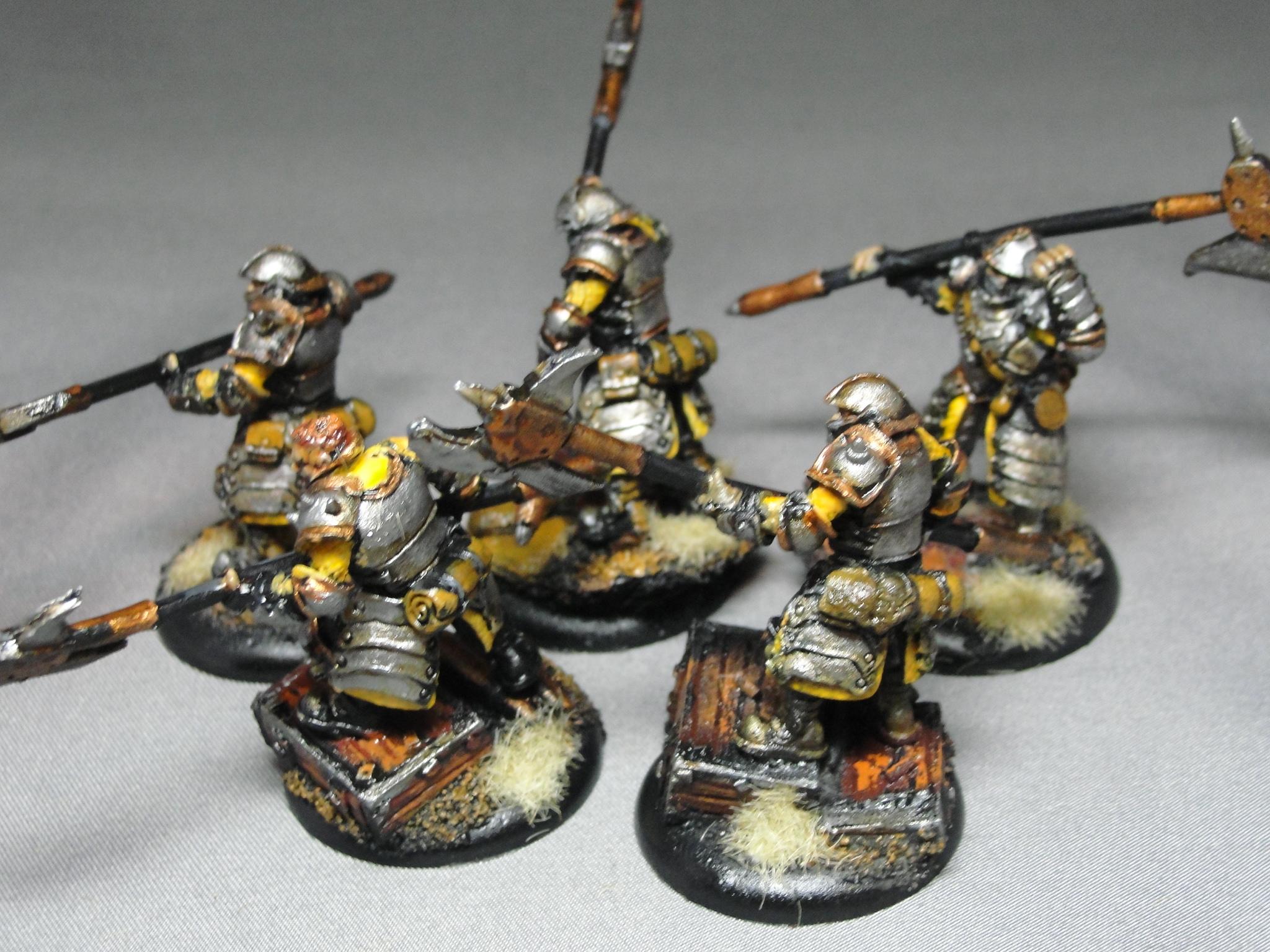 Warmachine, Mercenaries, Steelhead Halberdiers