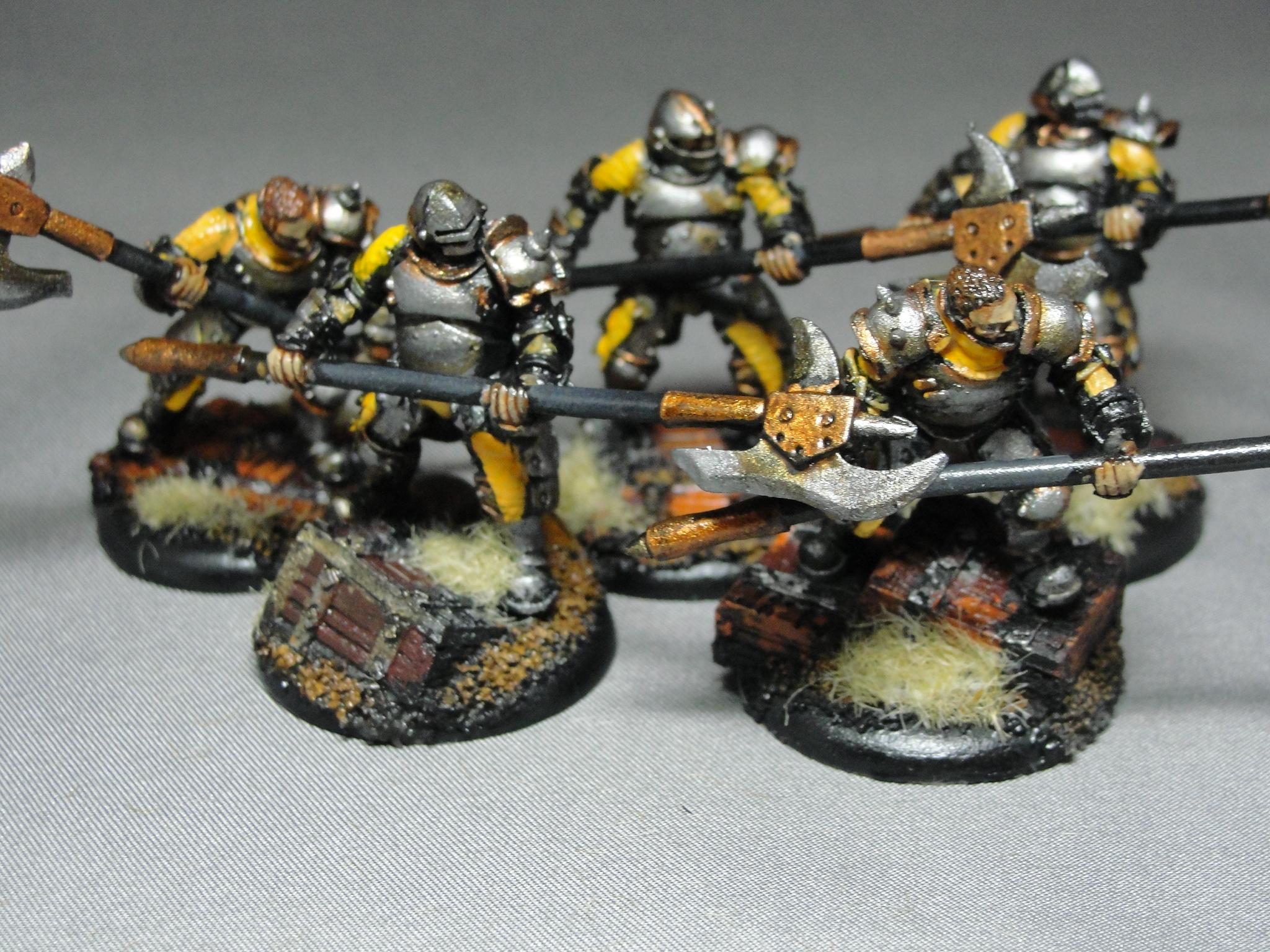 Warmachine, Mercenaries, Steelhead Halberdiers