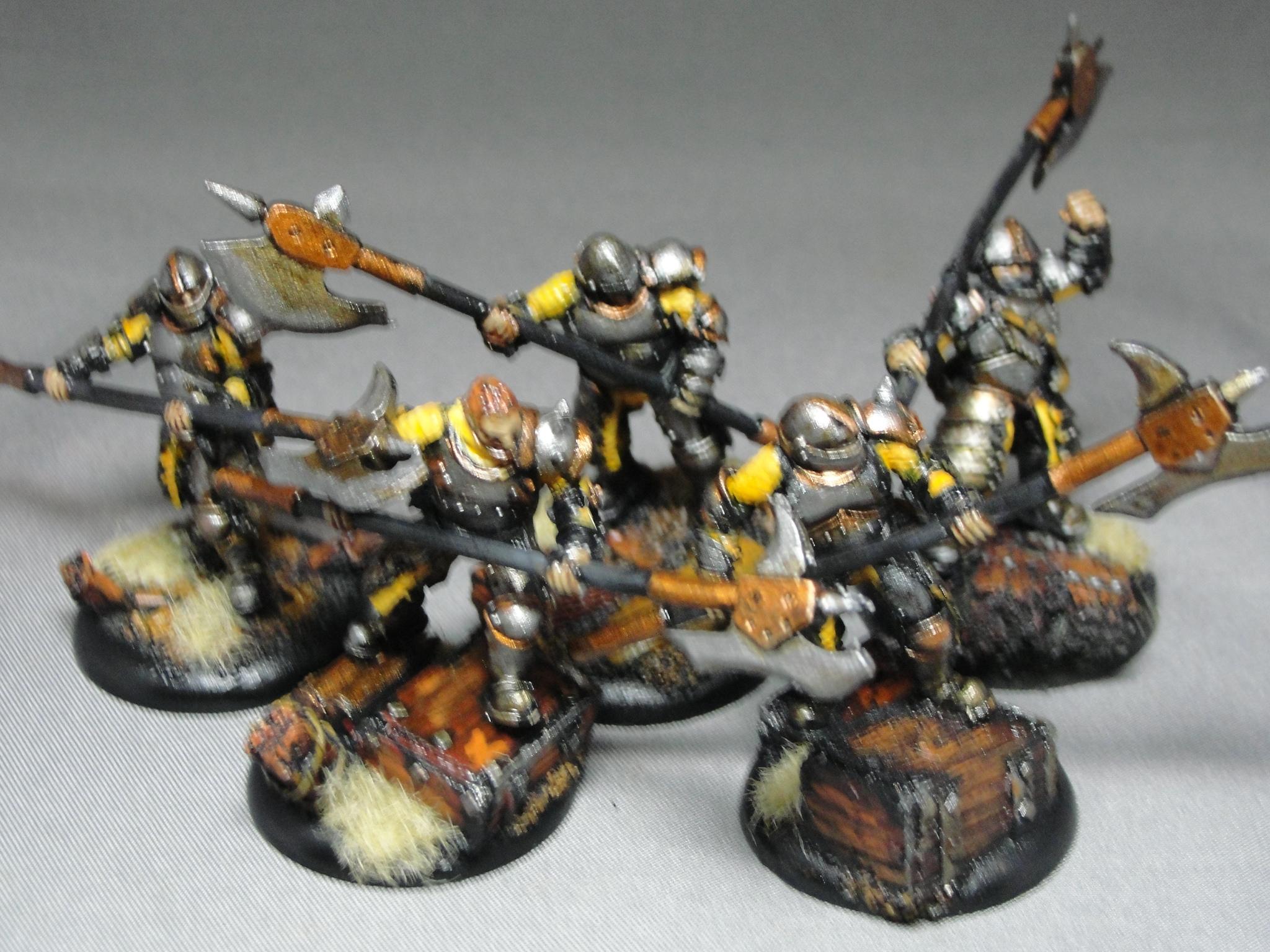 Warmachine, Mercenaries, Steelhead Halberdiers