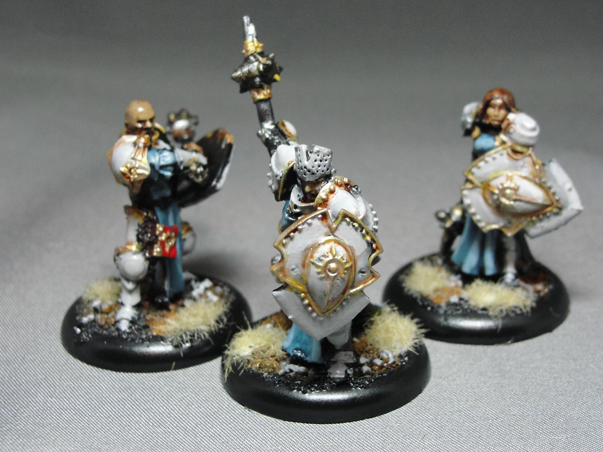 Warmachine, Cygnar, Mercenaries, Precursor Knights