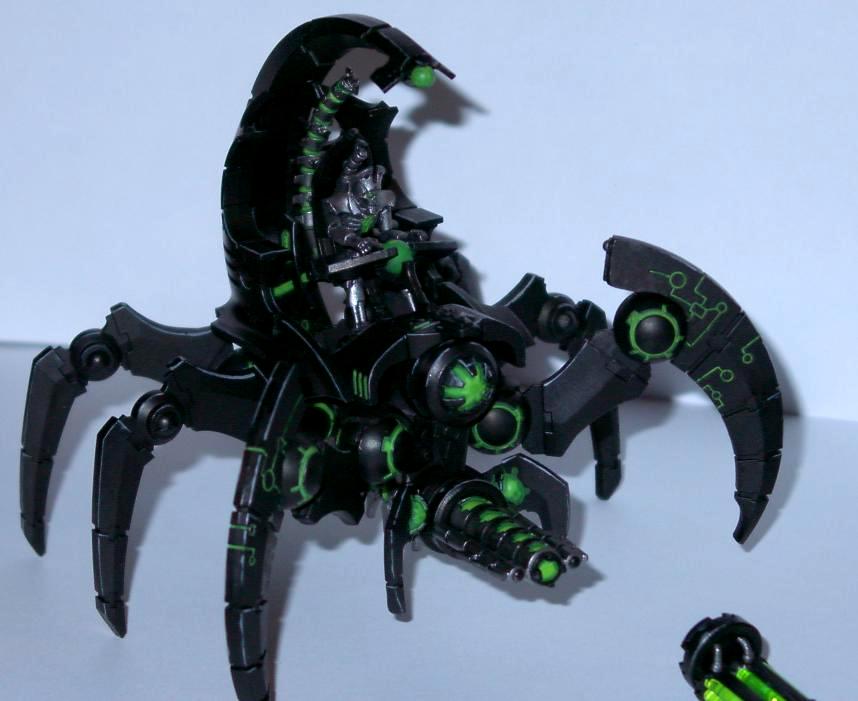 Conversion, Kit Bash, Necrons, Triarch Stalker, Warhammer 40,000