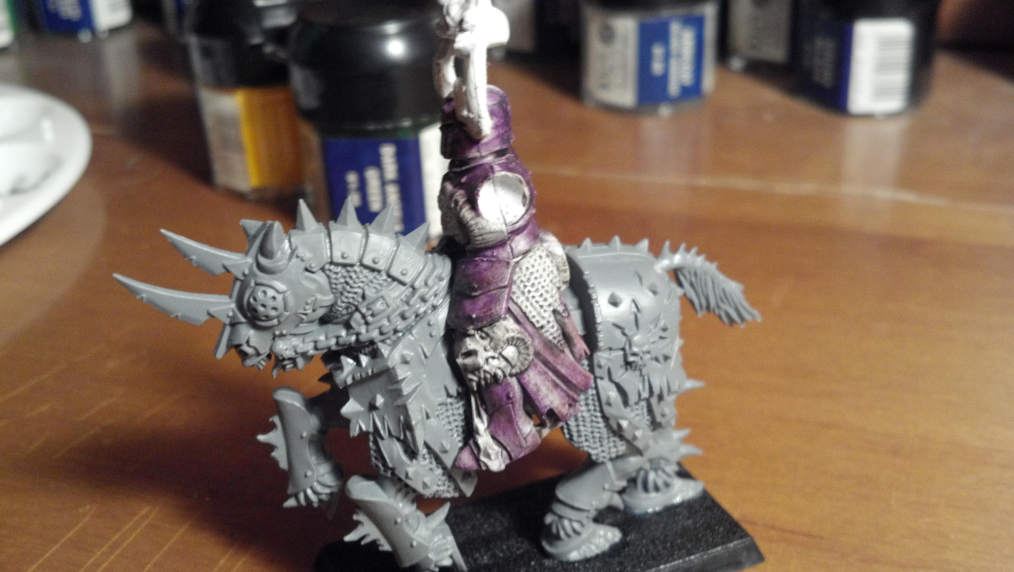 Side View of armor painted