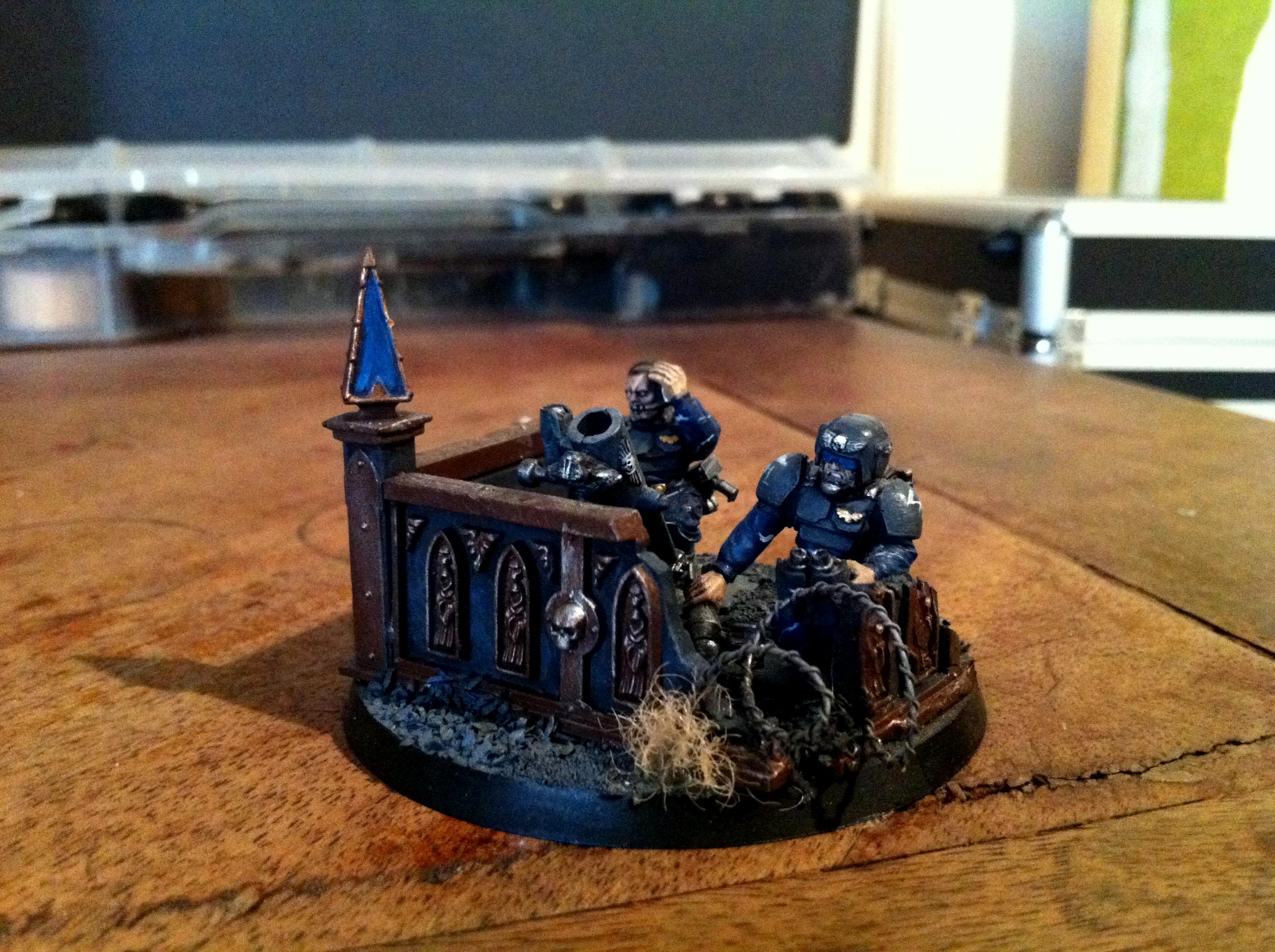 Astra, Blue, Cadians, Cover, Imperial Guard, Mortar
