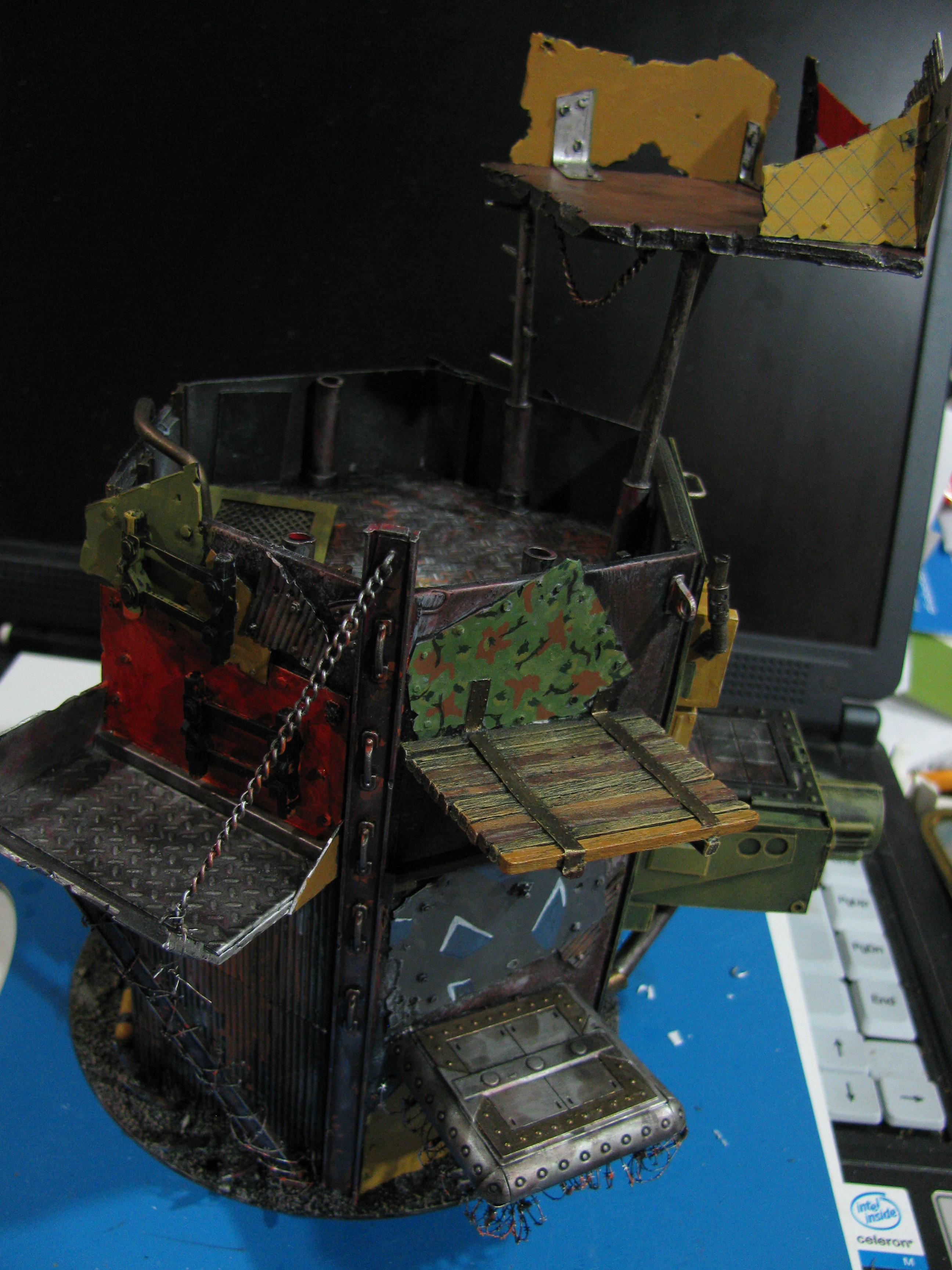 Bastion, Orks, Outpost, Scratch Build, Terrain