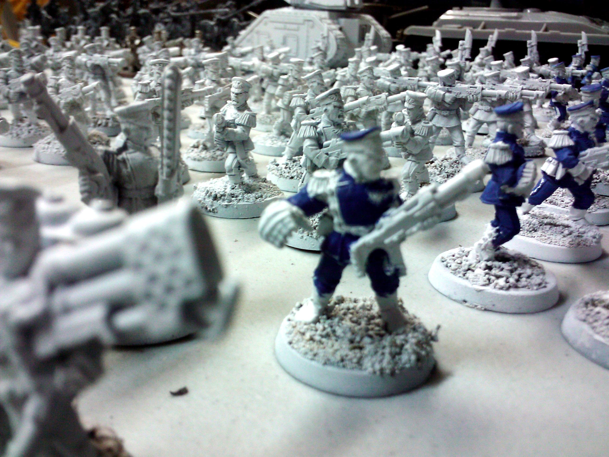 Conversion, Hobby Craft, Imperial Guard, Mordian Iron Guard, Paint Scheme, Warhammer 40,000